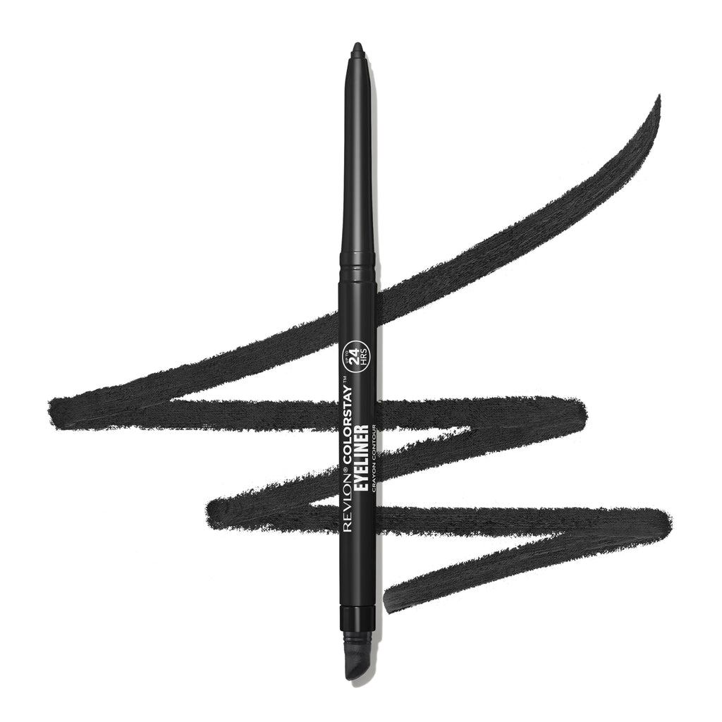 Revlon ColorStay Pencil Waterproof Eyeliner, 201 Black, 2 pack Jansha Store