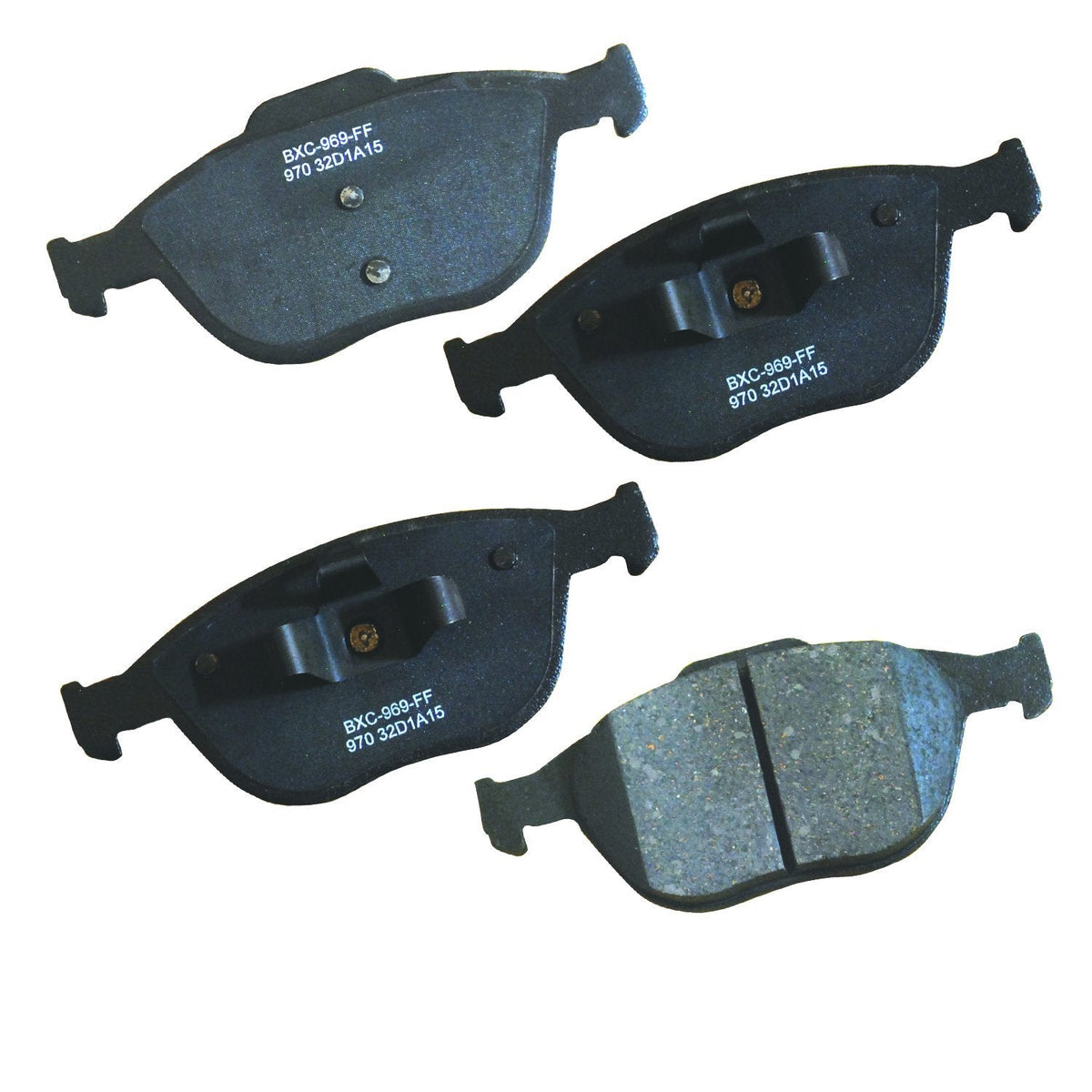 Bendix Premium SBC436A Ceramic Front Brake Pads for Toyota 4Runner 2002-2001, Hilux 2004, Tacoma 1998-1995 Jansha Store
