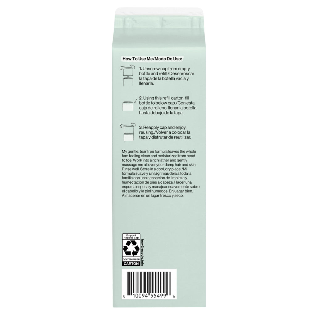 The Honest Company Shampoo & Body Wash, Tear-Free, Fragrance-Free, 10 fl oz Jansha Store