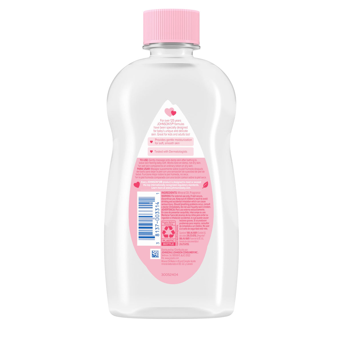 Johnson's Baby Oil, Hypoallergenic, 3 fl oz Jansha Store