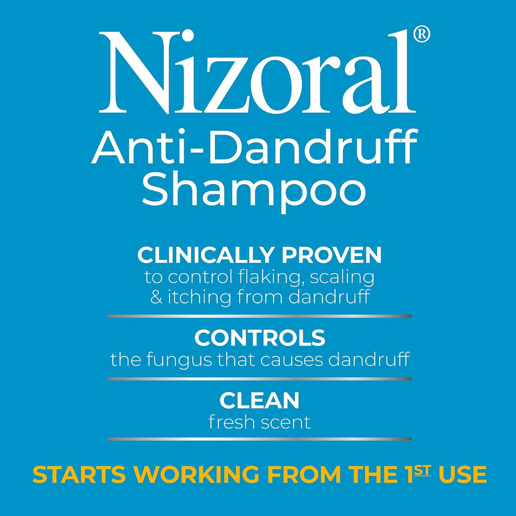 Nizoral Anti-Dandruff Shampoo with 1% Ketoconazole, Fresh Scent, 7 Fl Oz Jansha Store