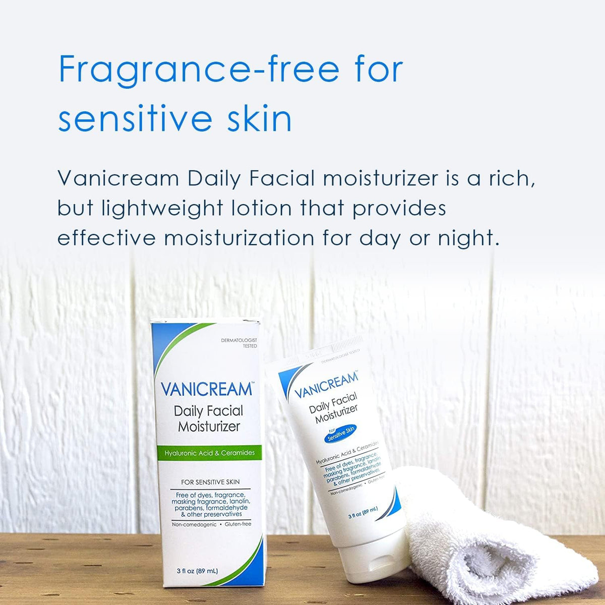 Vanicream Daily Facial Moisturizer, Lightweight, Non-Greasy, 3 Fl Oz Jansha Store