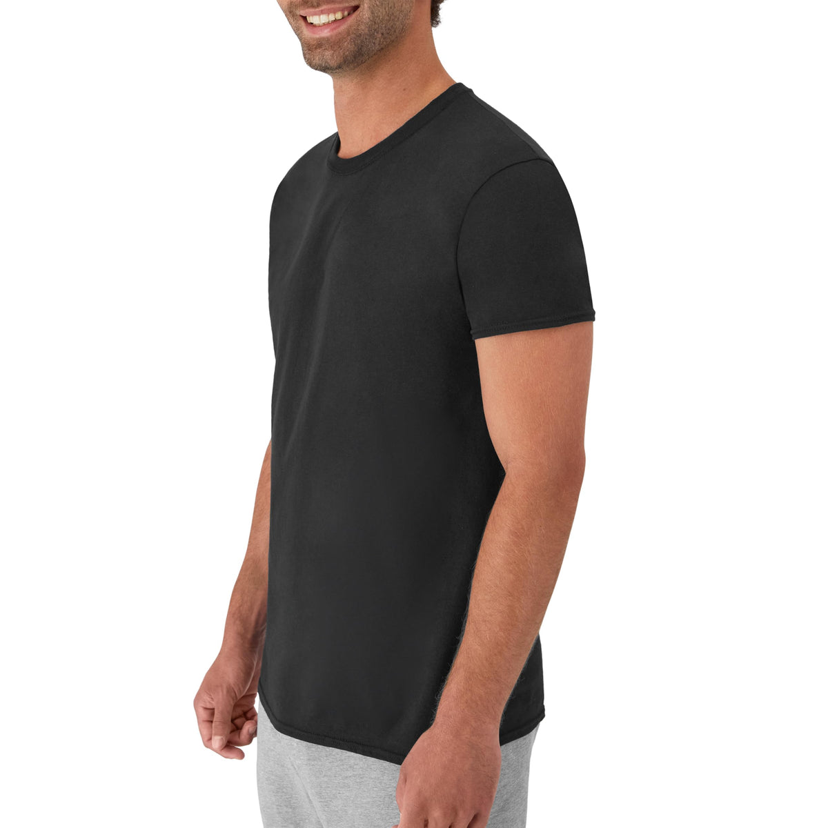 Hanes Men's Undershirt Packs, Stay-Tucked Soft Cotton Undershirts, Best Undershirts for Men, White/Black/Asstd Multipacks Jansha Store