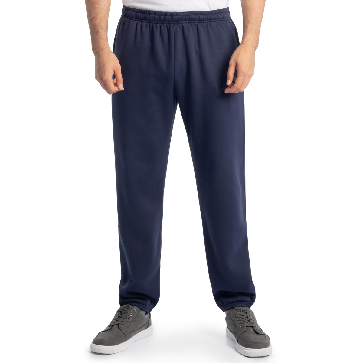 Fruit of the Loom Eversoft Fleece Elastic Bottom Sweatpants with Pockets, Relaxed Fit, Moisture Wicking, Breathable Jansha Store