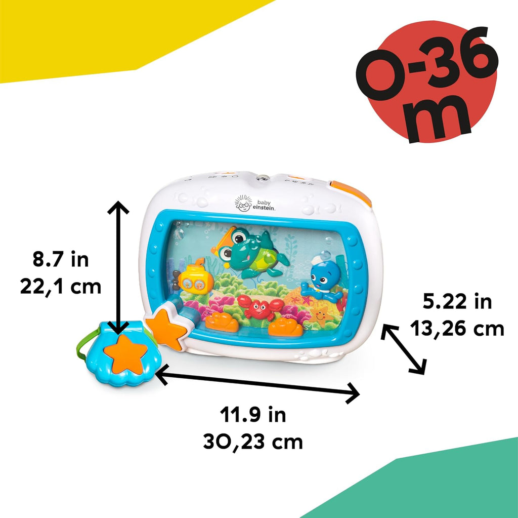 Baby Einstein Sea Dreams Soother Musical Crib Toy and Sound Machine, Newborn and up Jansha Store