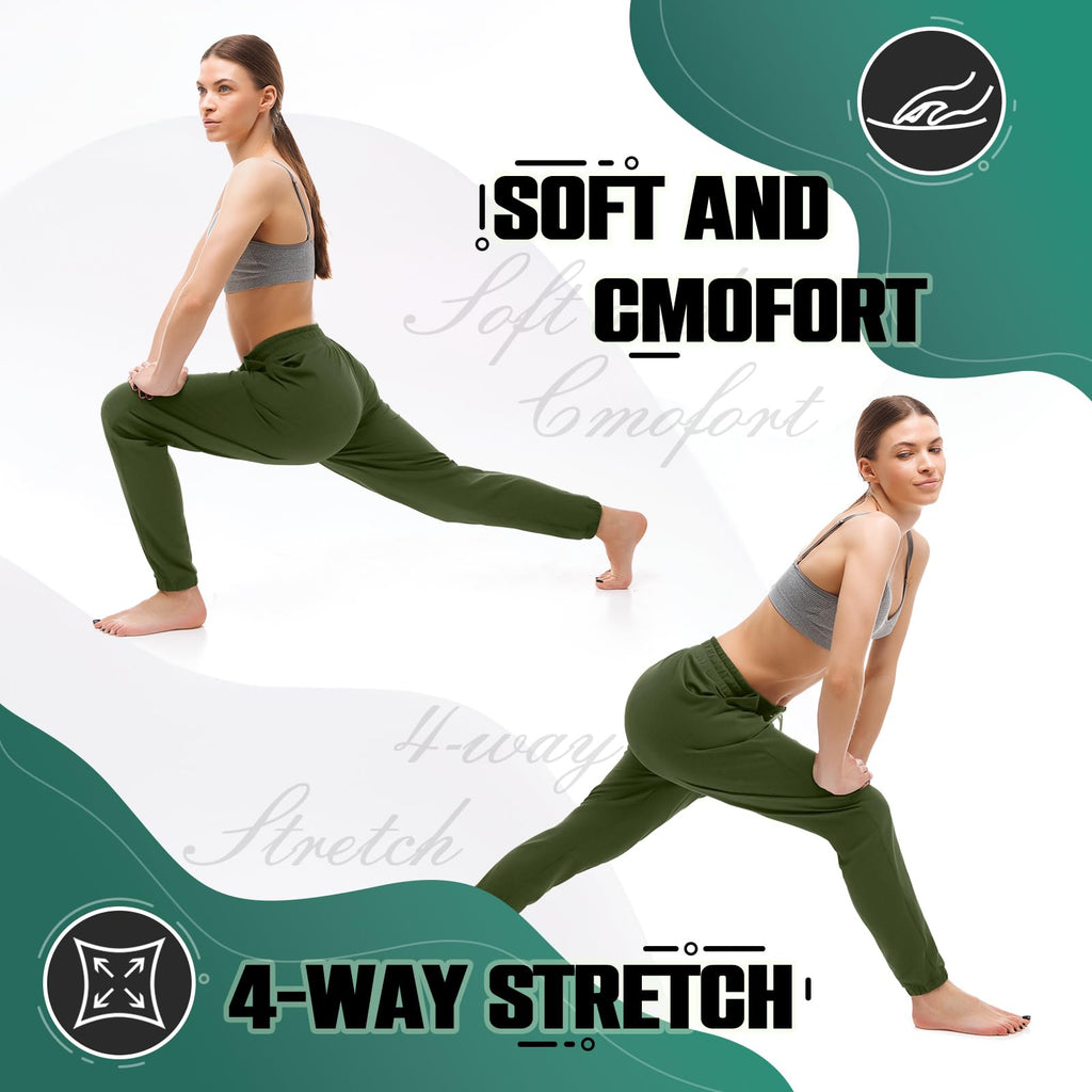 Walifrey Joggers with Pockets, Drawstring Sweatpants Women Jansha Store