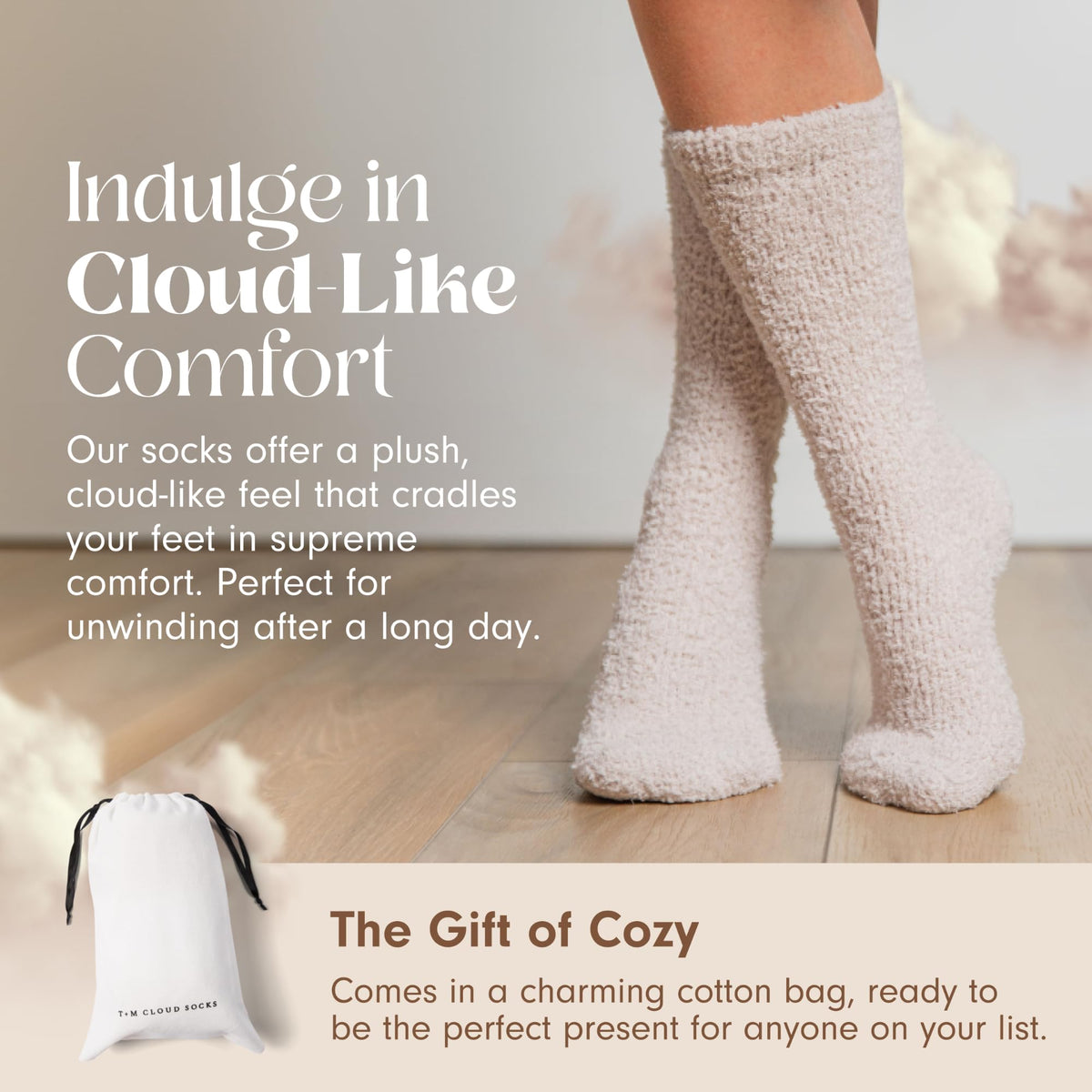 Unboxme Gifts Warm & Cozy Ultra-Luxe Cloud Fuzzy Socks, Gifts for Women Jansha Store
