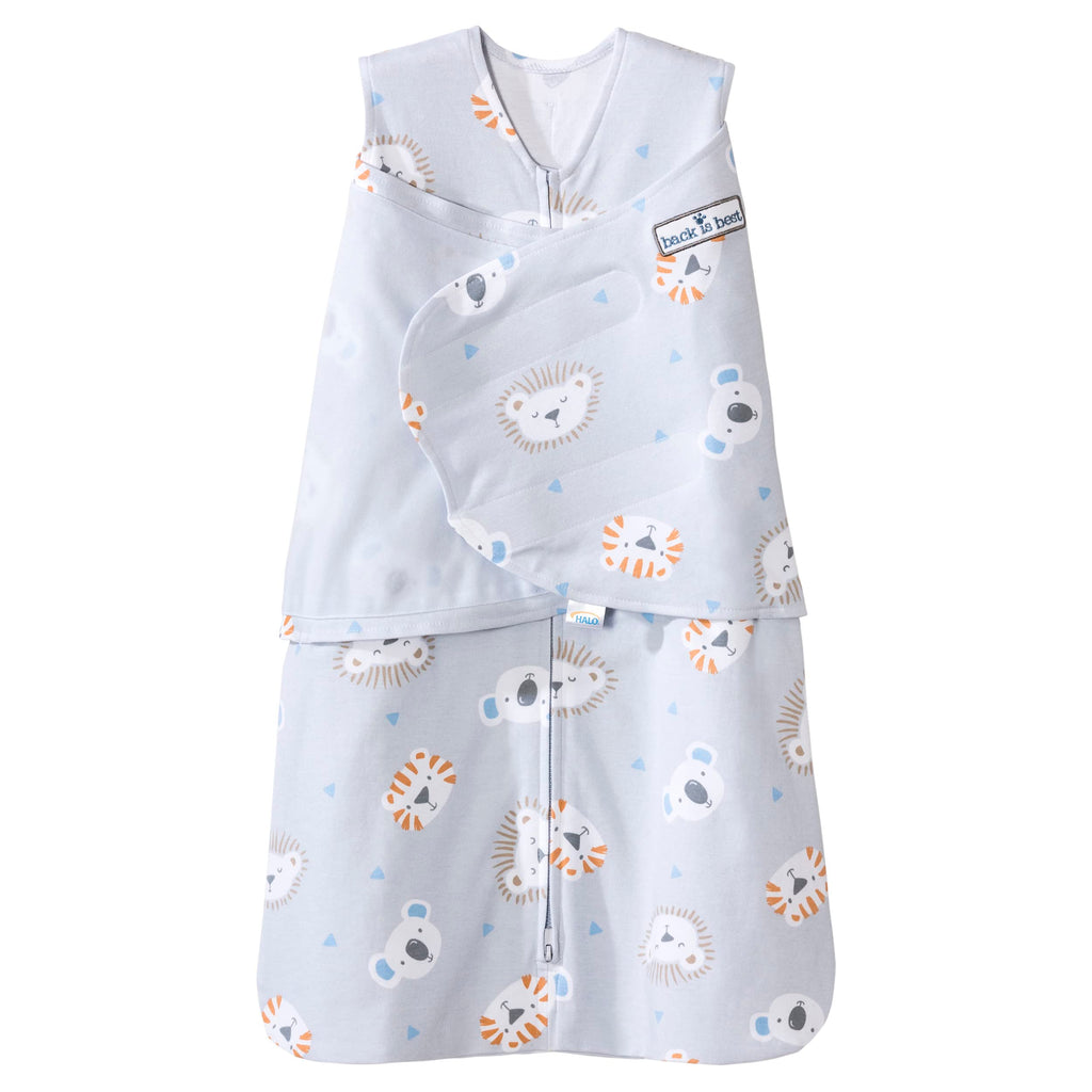 HALO SleepSack Swaddle | Cotton | 1.5 TOG | 6-12 lbs |Floral Stripe Jansha Store