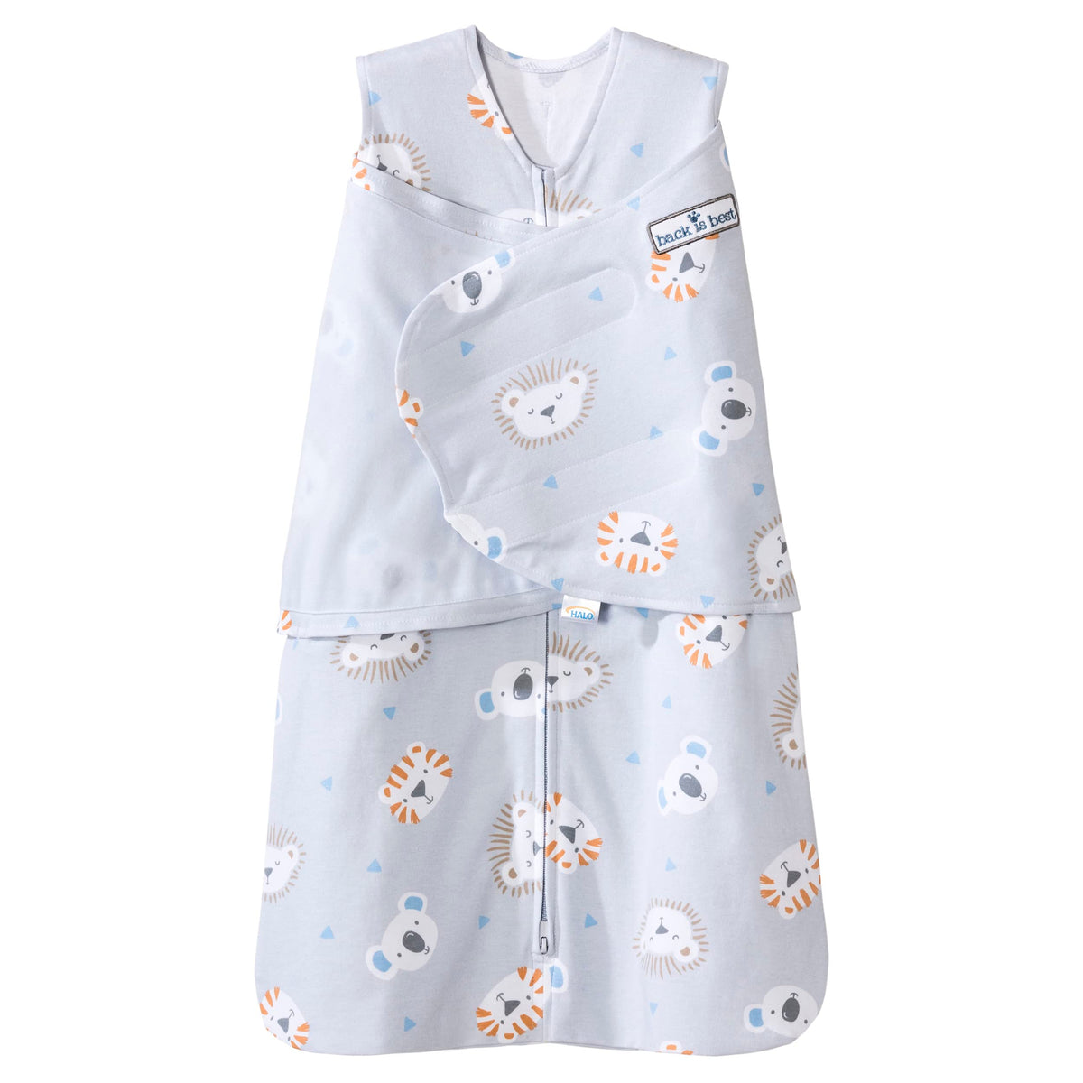 HALO SleepSack Swaddle | Cotton | 1.5 TOG | 6-12 lbs |Floral Stripe Jansha Store