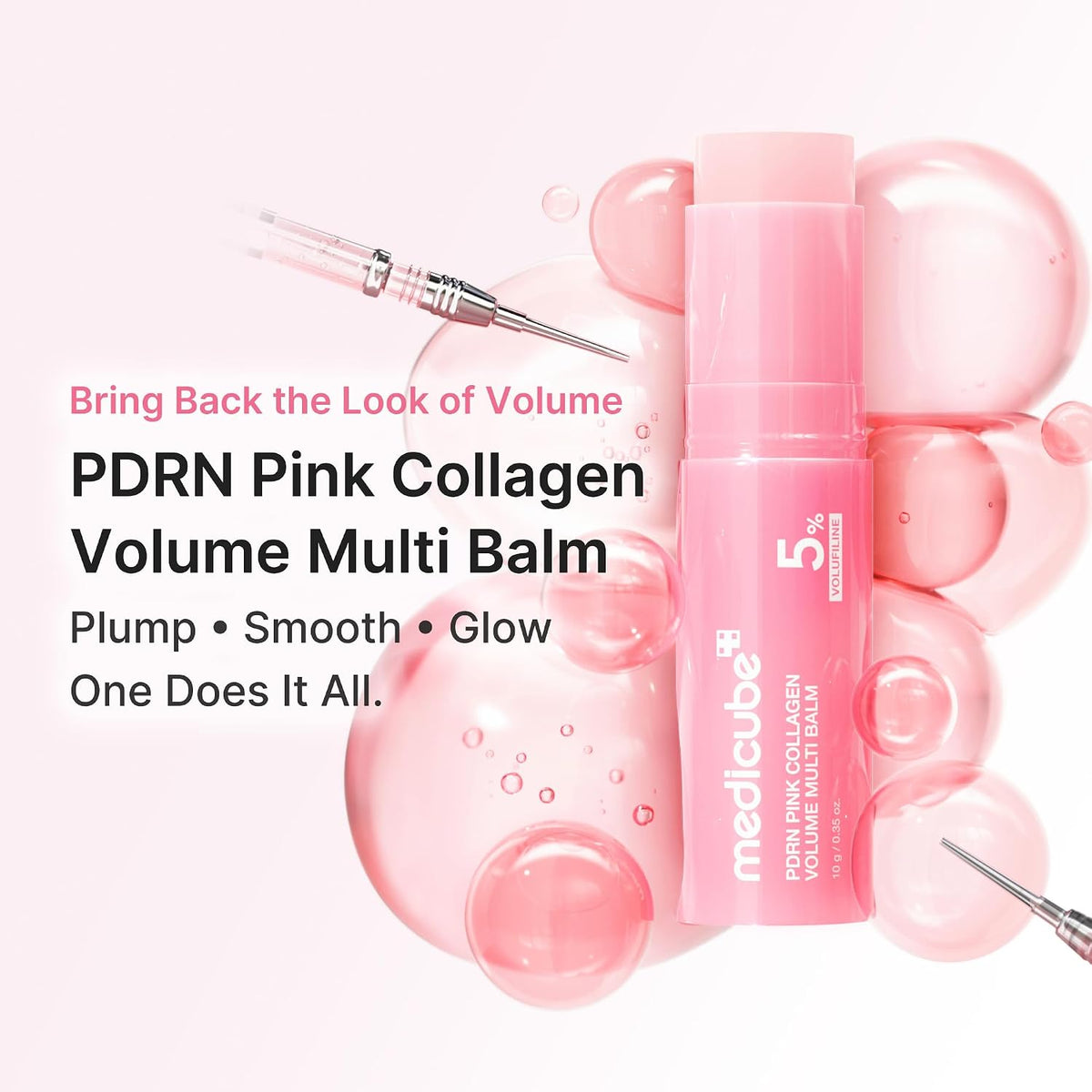medicube PDRN Collagen Volume Multi Balm Stick, Firming Face & Body Balm Jansha Store