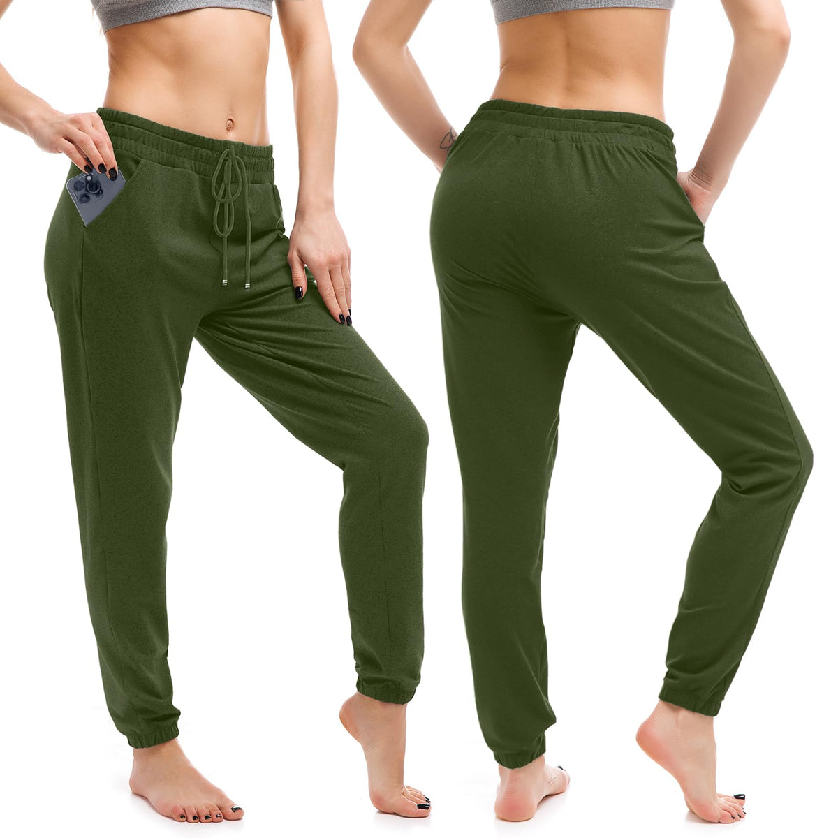 Walifrey Joggers with Pockets, Drawstring Sweatpants Women Jansha Store