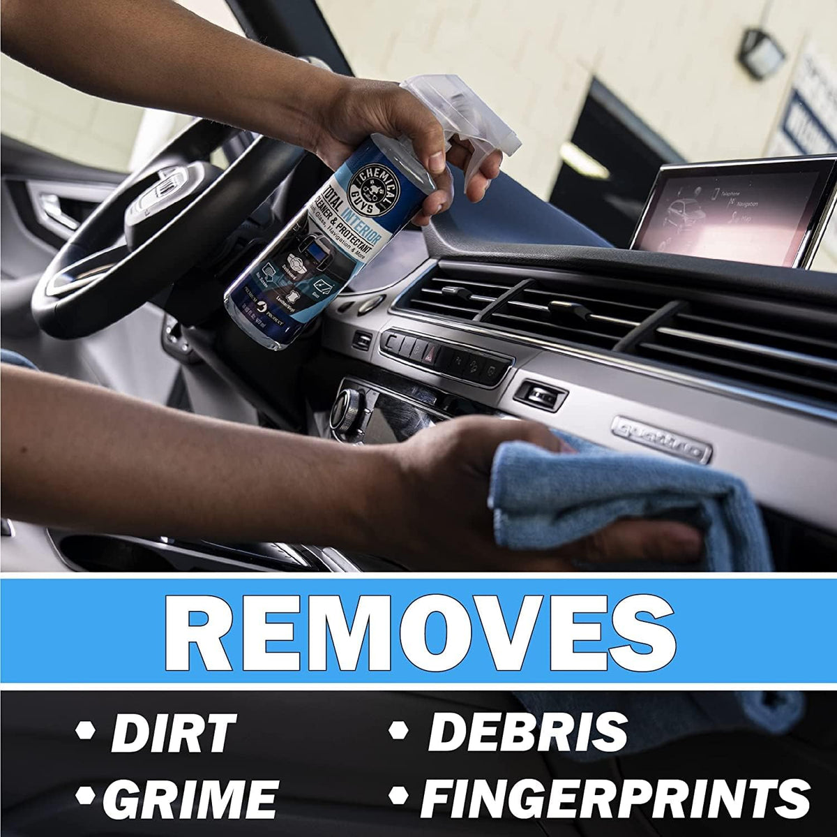 Chemical Guys, Total Interior Cleaner & Protectant, Leather & Vinyl, 16 oz Jansha Store