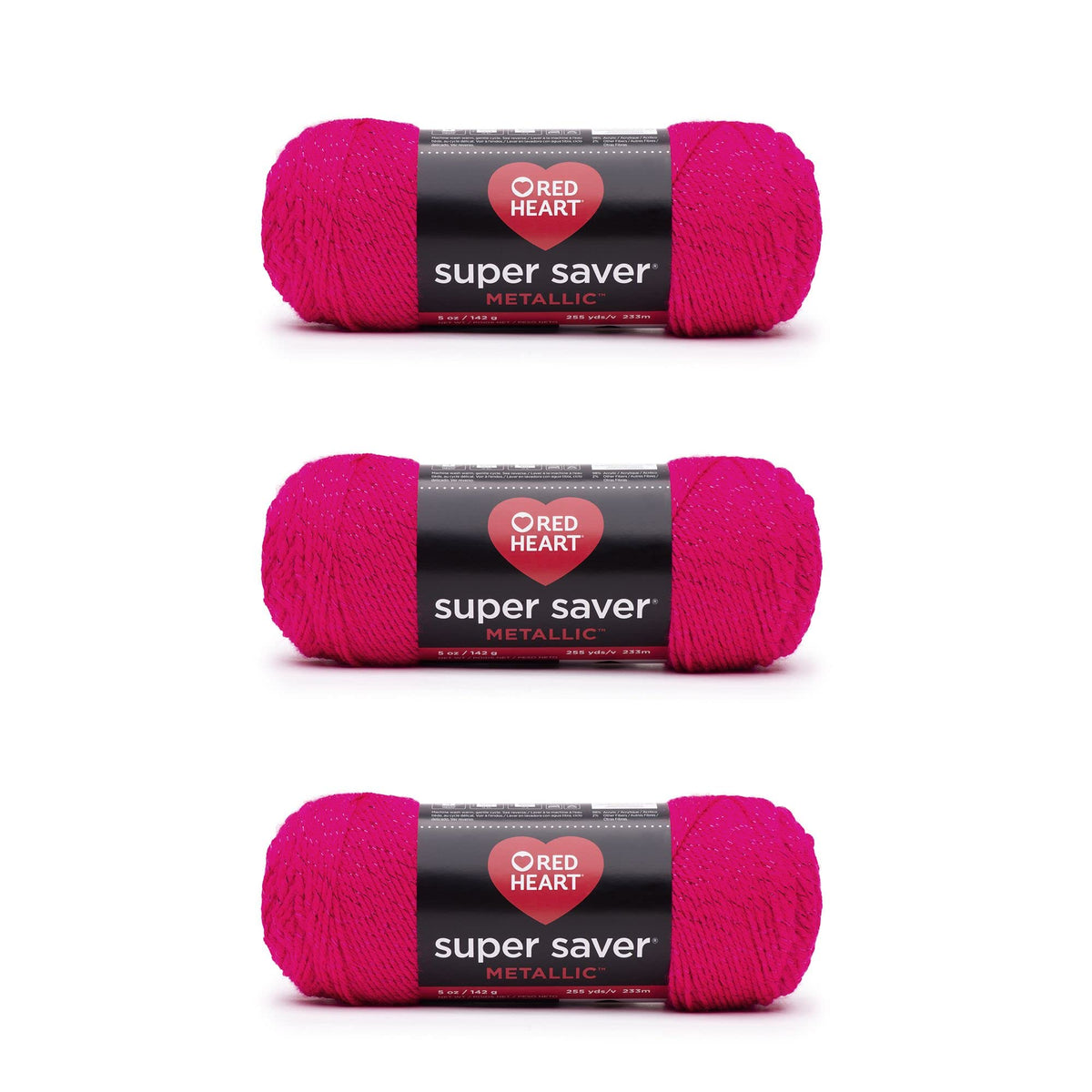 Red Heart Super Saver Yarn for Crocheting & Knitting, Cherry Red, Single Jansha Store