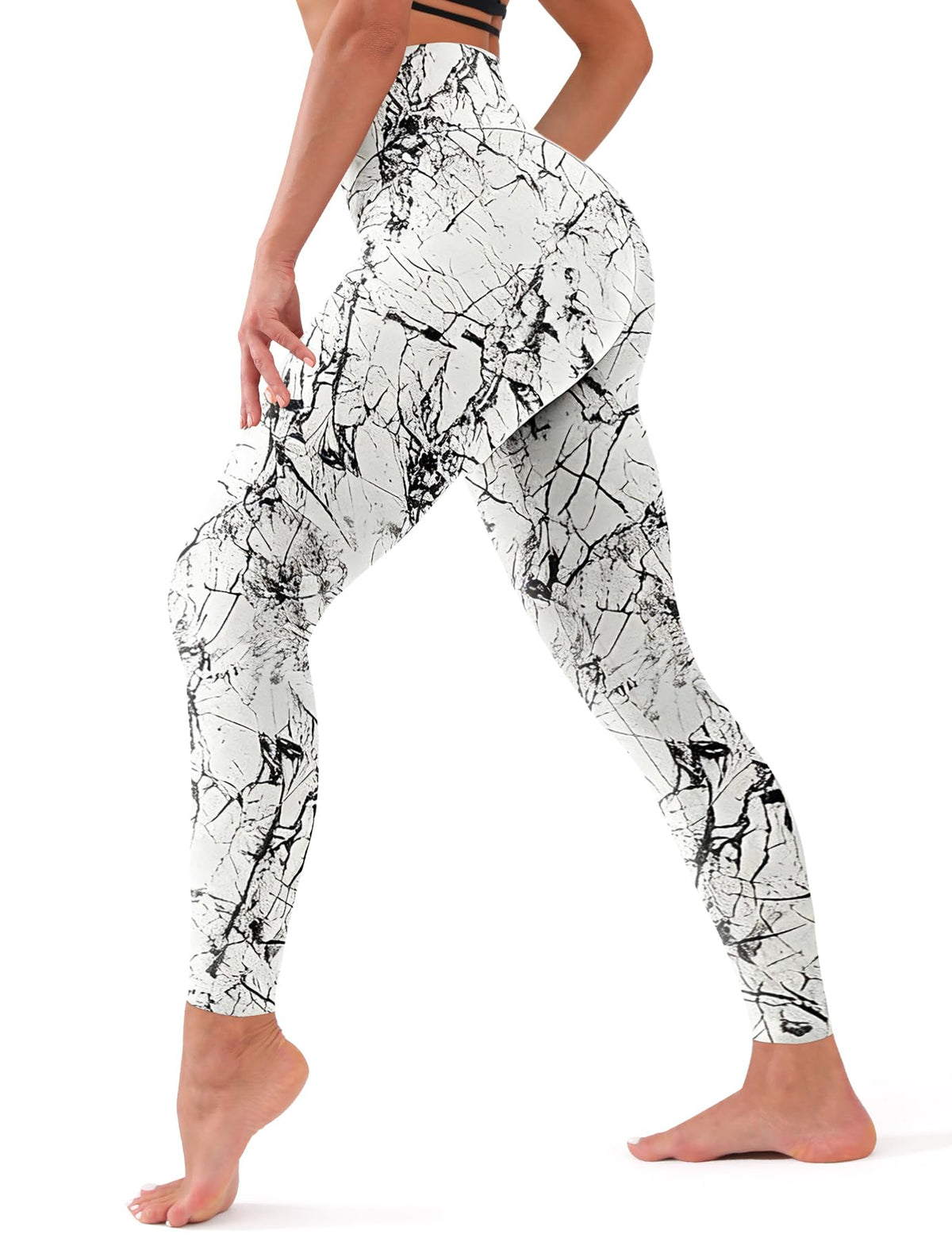 Bluemaple High Waisted Leggings for Women - Tummy Control Pants Non See Through Workout Soft Yoga Pants for Running Plus Size Jansha Store