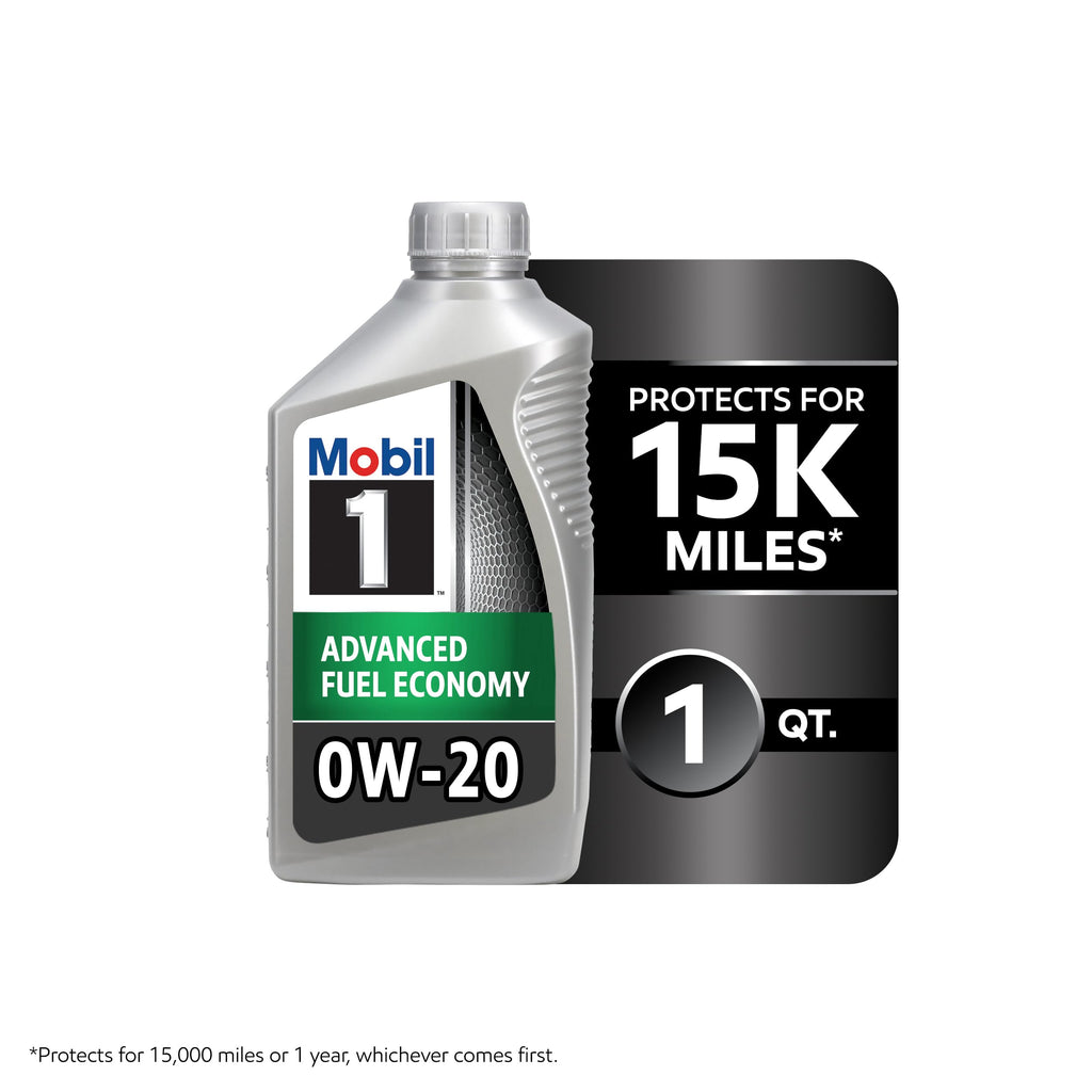 Mobil 1 Advanced Fuel Economy Full Synthetic Motor Oil 0W-20, 5 Quart Jansha Store