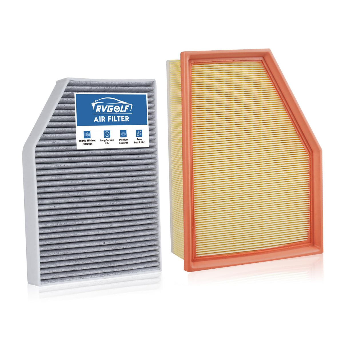 Not for Hybrid, Engine+Cabin Air Filter Fit 2015-2019 Sonata 2.4L (Gas) Jansha Store