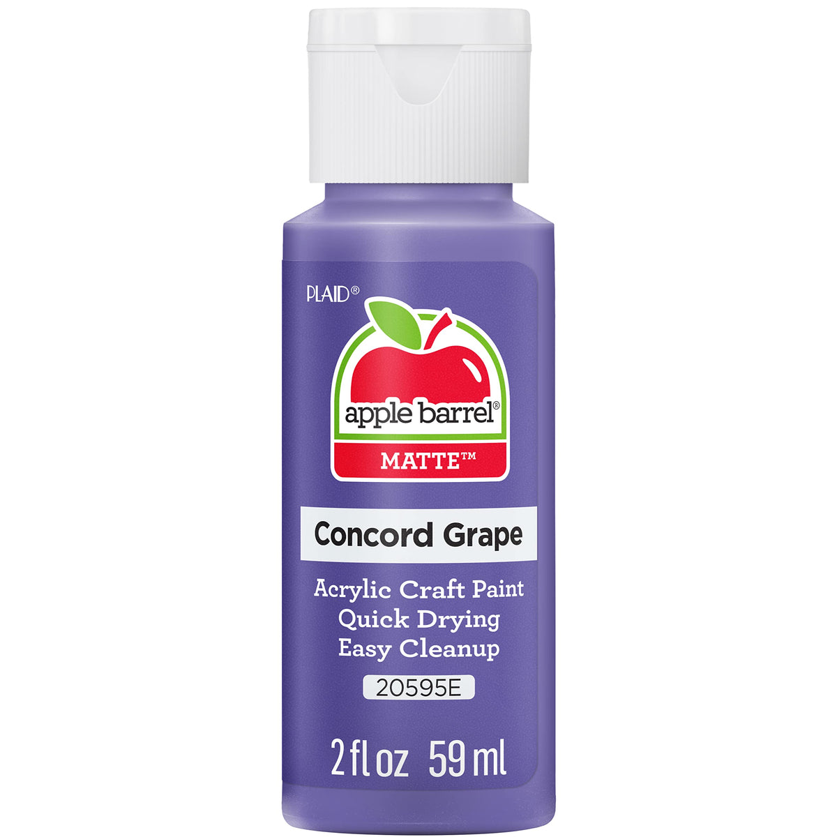 Apple Barrel Acrylic Paint in Assorted Colors (2 Ounce), 20503 White Jansha Store