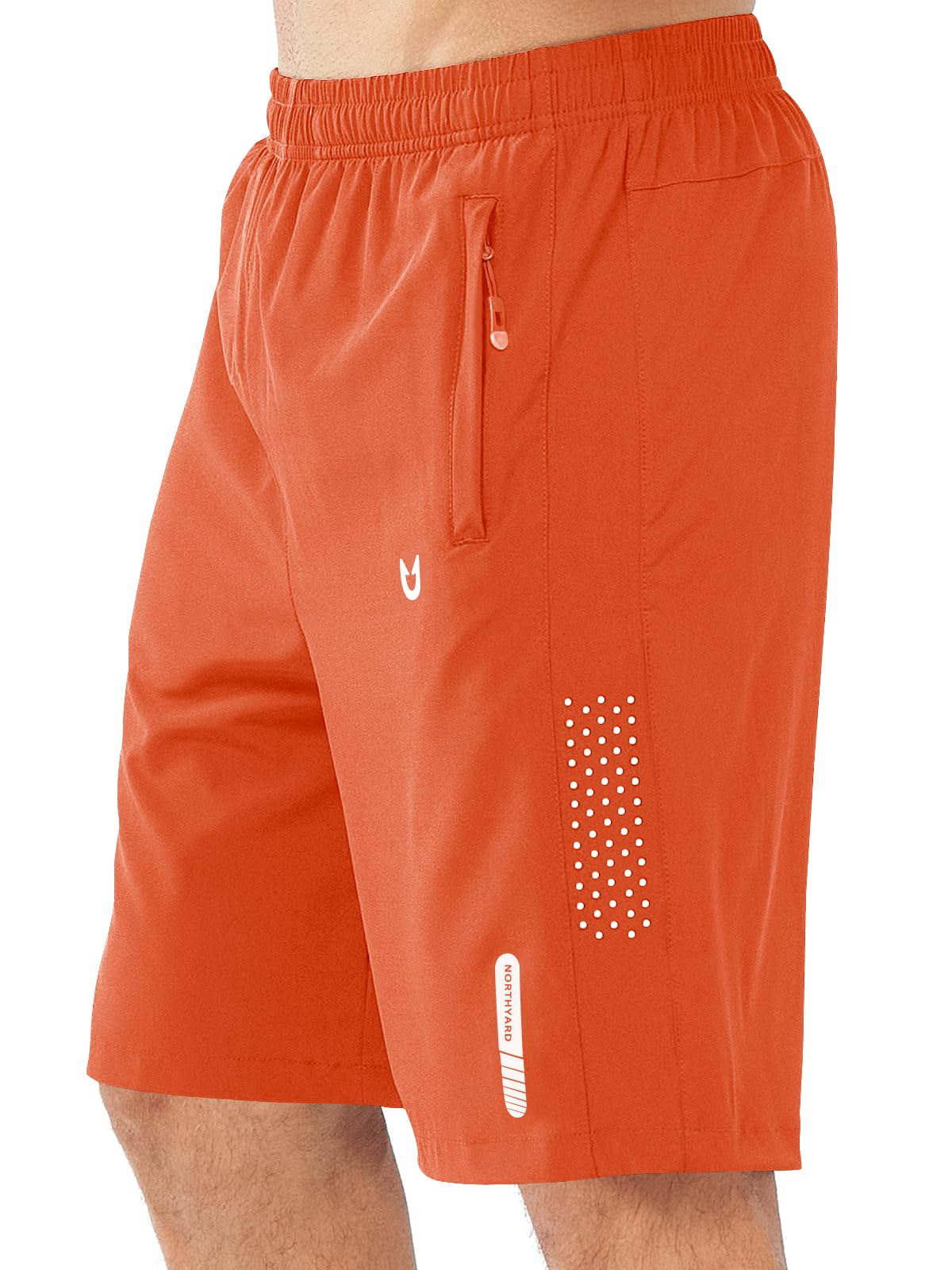 NORTHYARD Men's Athletic Running Shorts Gym Workout 7"/9"/5" Zipper Pockets Jansha Store