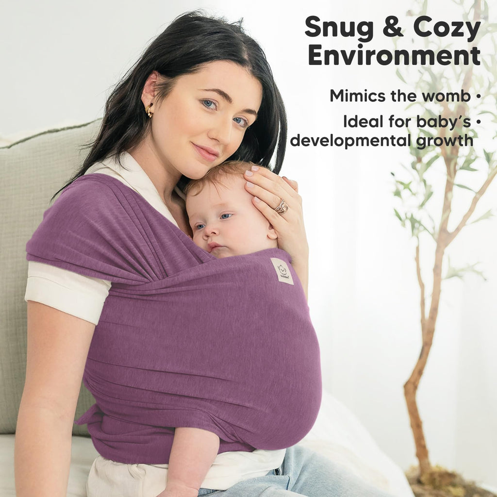 KeaBabies Baby Wrap Carrier, All in 1 Original Baby Carrier, Trendy Black Jansha Store