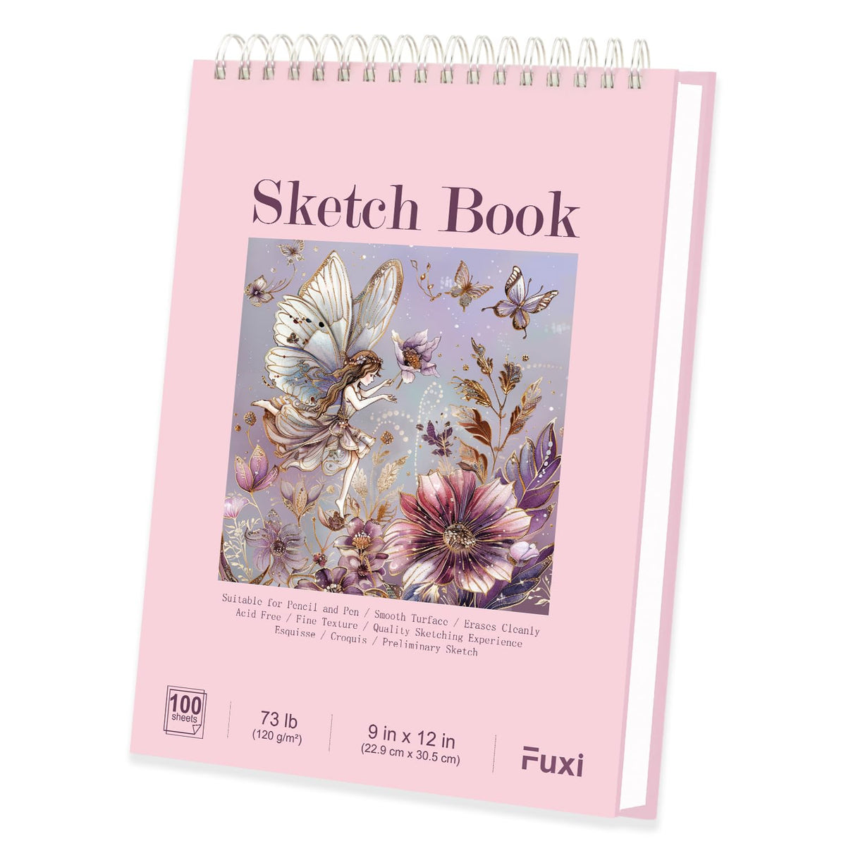 Fuxi Coloring Book & Sketchbook Set, 2-Pack, 9 x 12 in Jansha Store