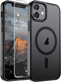 SUPFINE Magnetic for iPhone 12 Mini Case/iPhone 13 Mini Case Black Jansha Store
