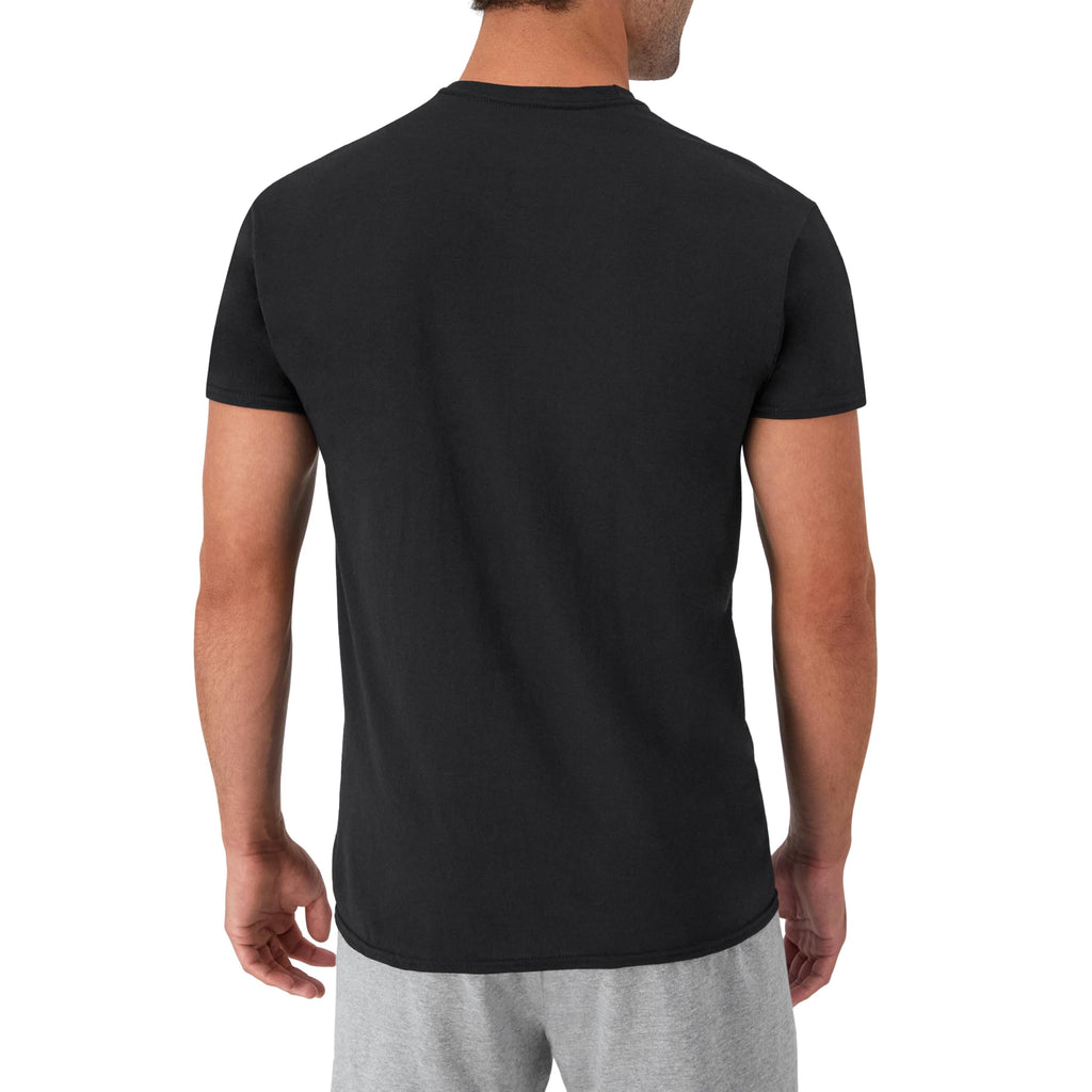 Hanes Men's Undershirt Packs, Stay-Tucked Soft Cotton Undershirts, Best Undershirts for Men, White/Black/Asstd Multipacks Jansha Store