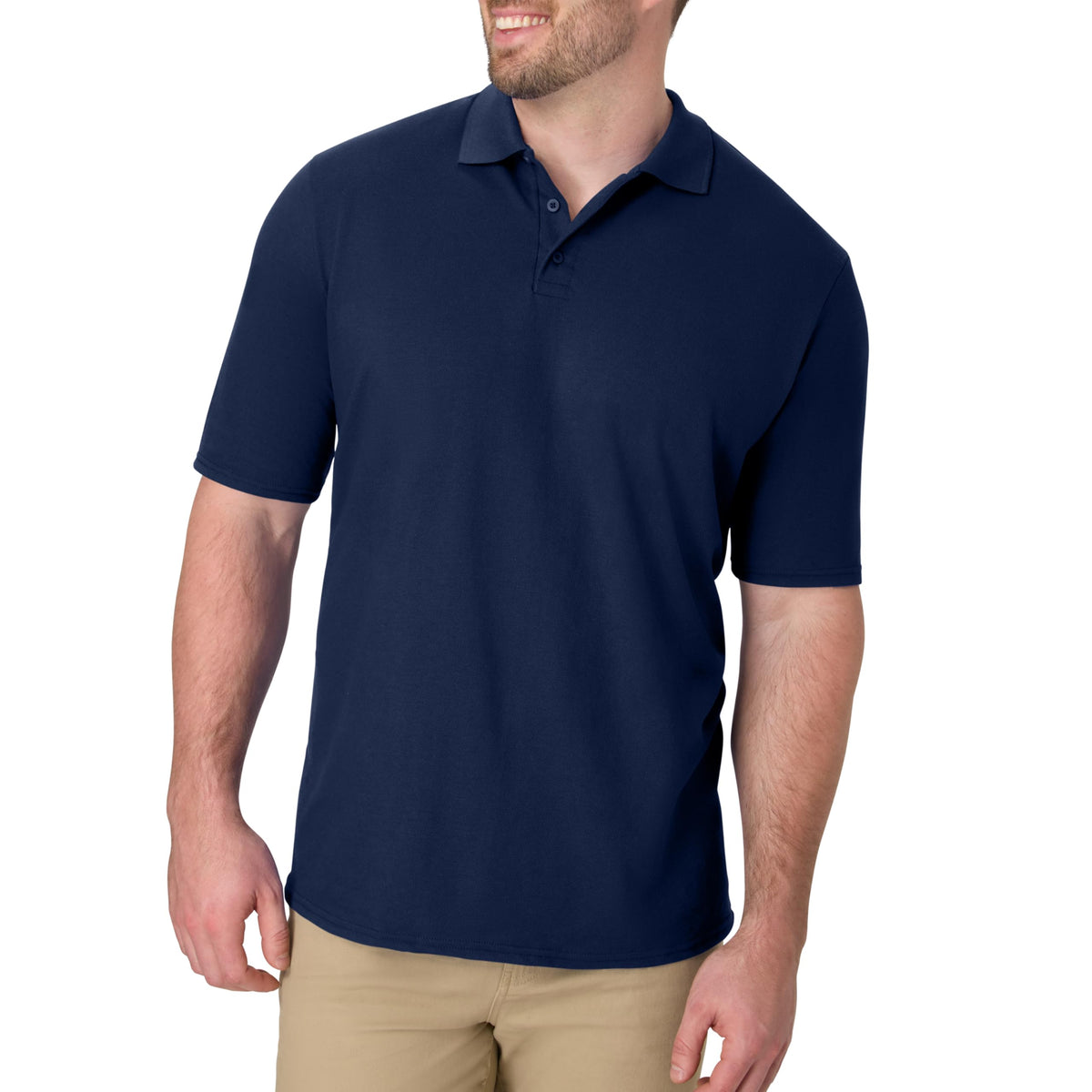 Hanes Men’s X-Temp Short Sleeve Polo Shirt, Midweight Men's Shirt Jansha Store