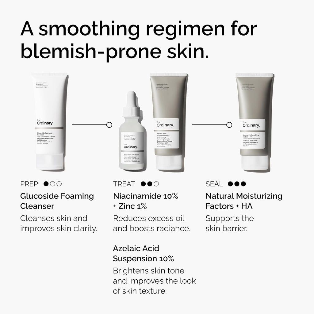 The Ordinary Azelaic Acid Suspension 10%, Formula for Uneven and Blemish-Prone Skin Jansha Store
