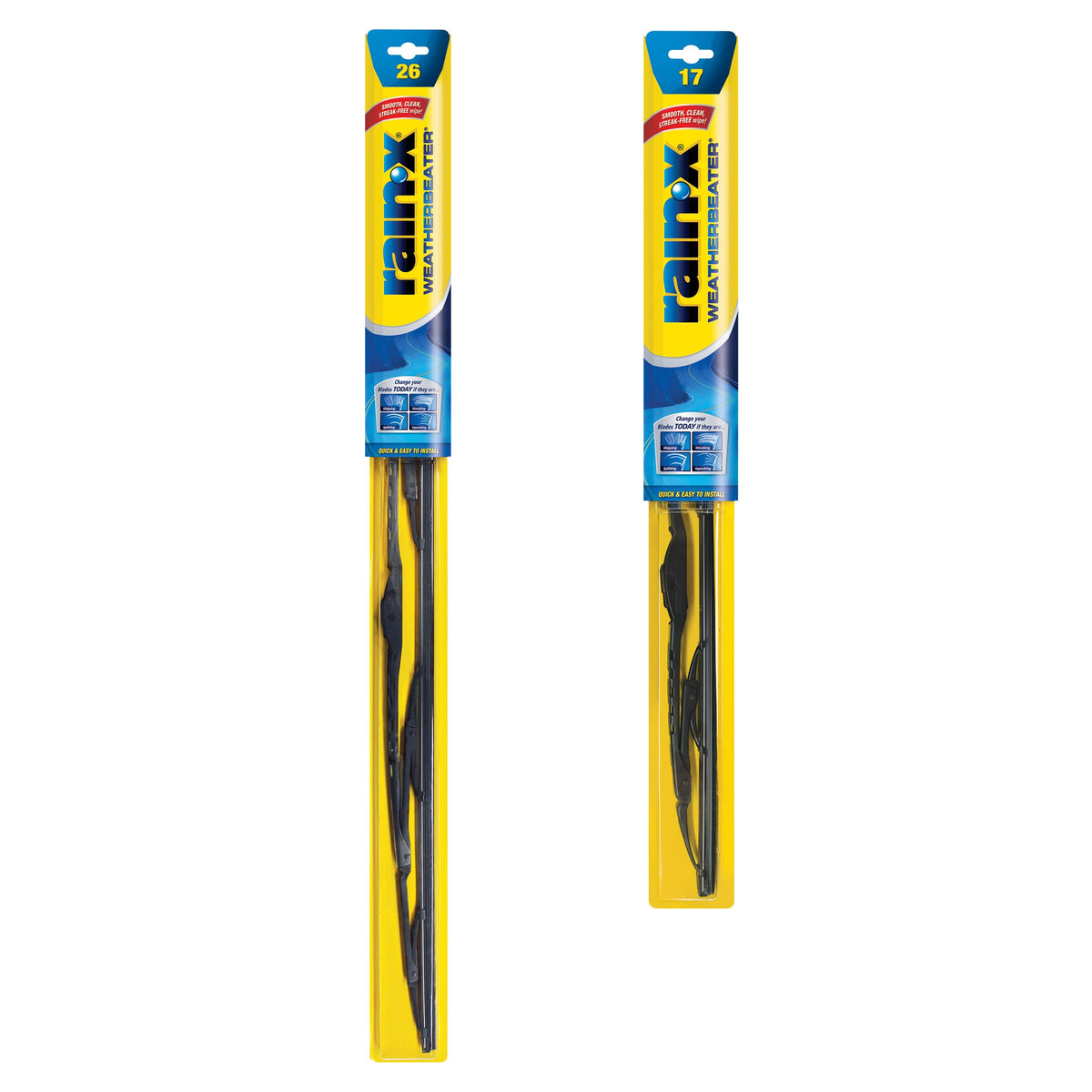 Rain-X 820149 WeatherBeater Wiper Blades, 22" Windshield Wipers (Pack of 2), Automotive Replacement Windshield Wiper Blades That Meet Or Exceed OEM Quality And Durability Jansha Store