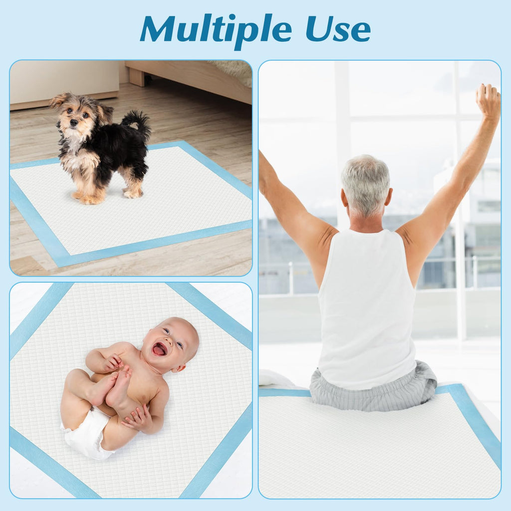 50 Count 30” x 36” Super Absorbency Disposable Underpads Jansha Store