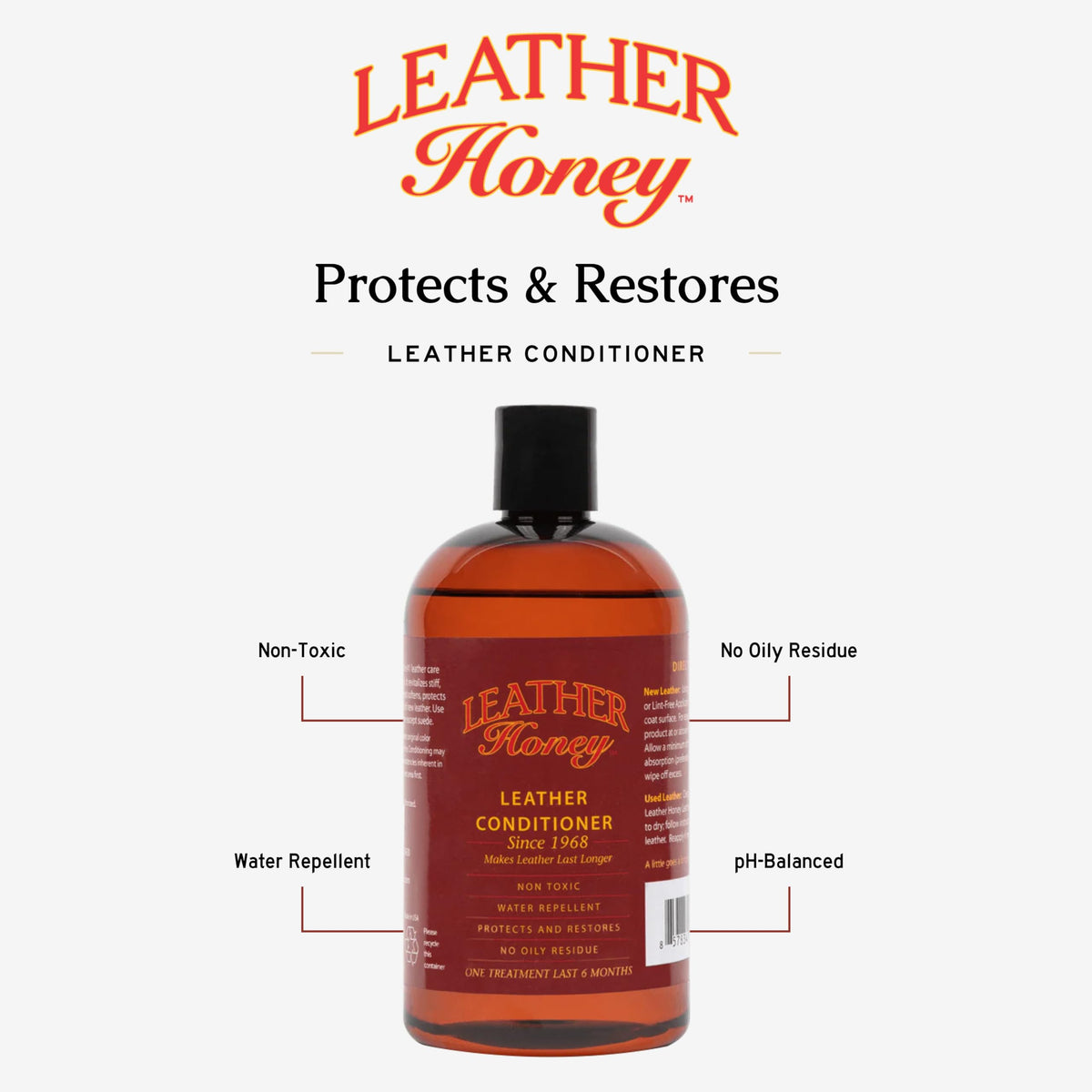 Leather Honey Leather Conditioner – Non-Toxic & Made in the USA Since 1968 Jansha Store