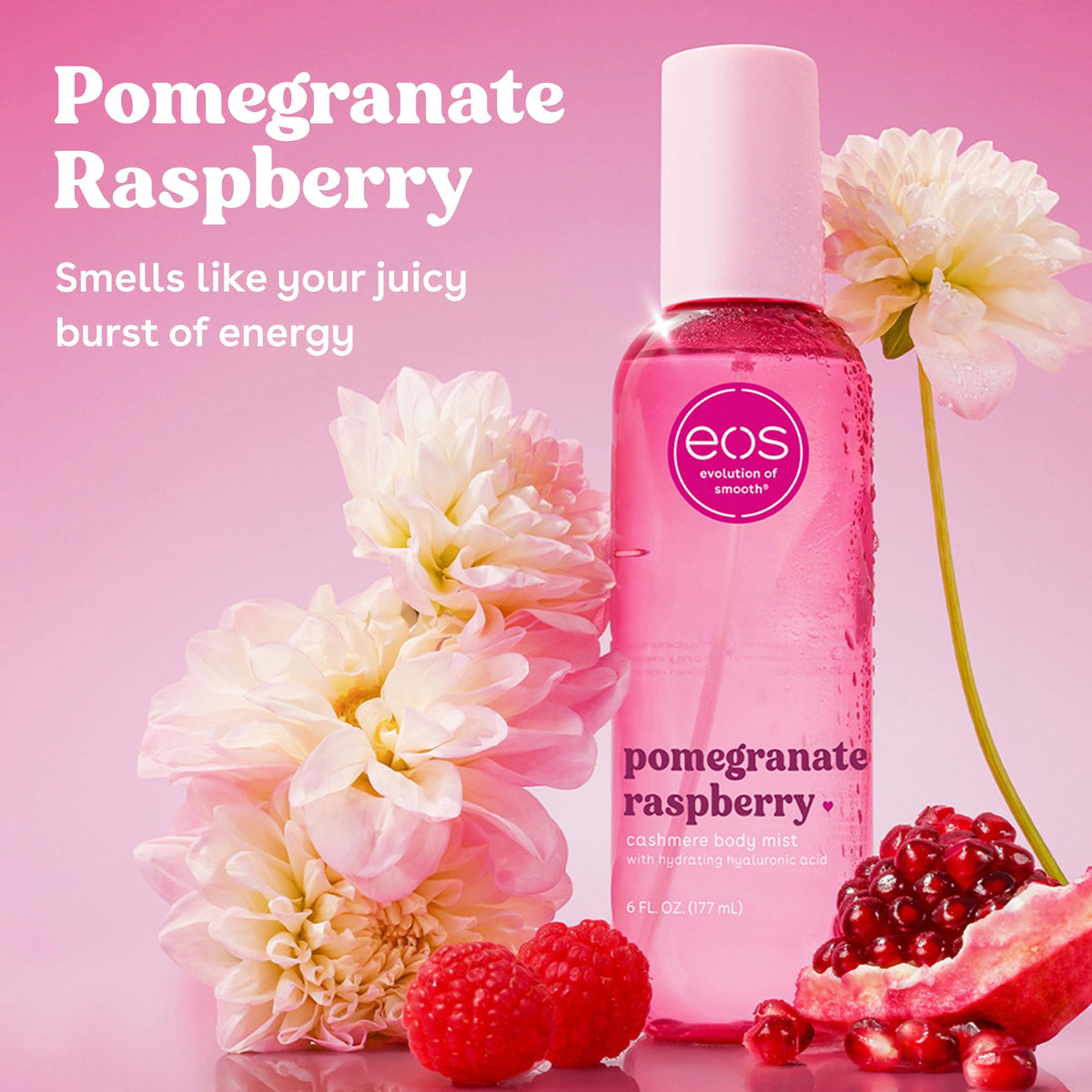 eos Cashmere Body Mist, Toasted Marshmallow, Toasted Vanilla, Sweet Marshmallow, Hair Mist, Body Spray for Women Moisturizing, Hyaluronic Acid, Vanilla Body Spray, Vegan, Cruelty-free, 6 fl oz Jansha Store