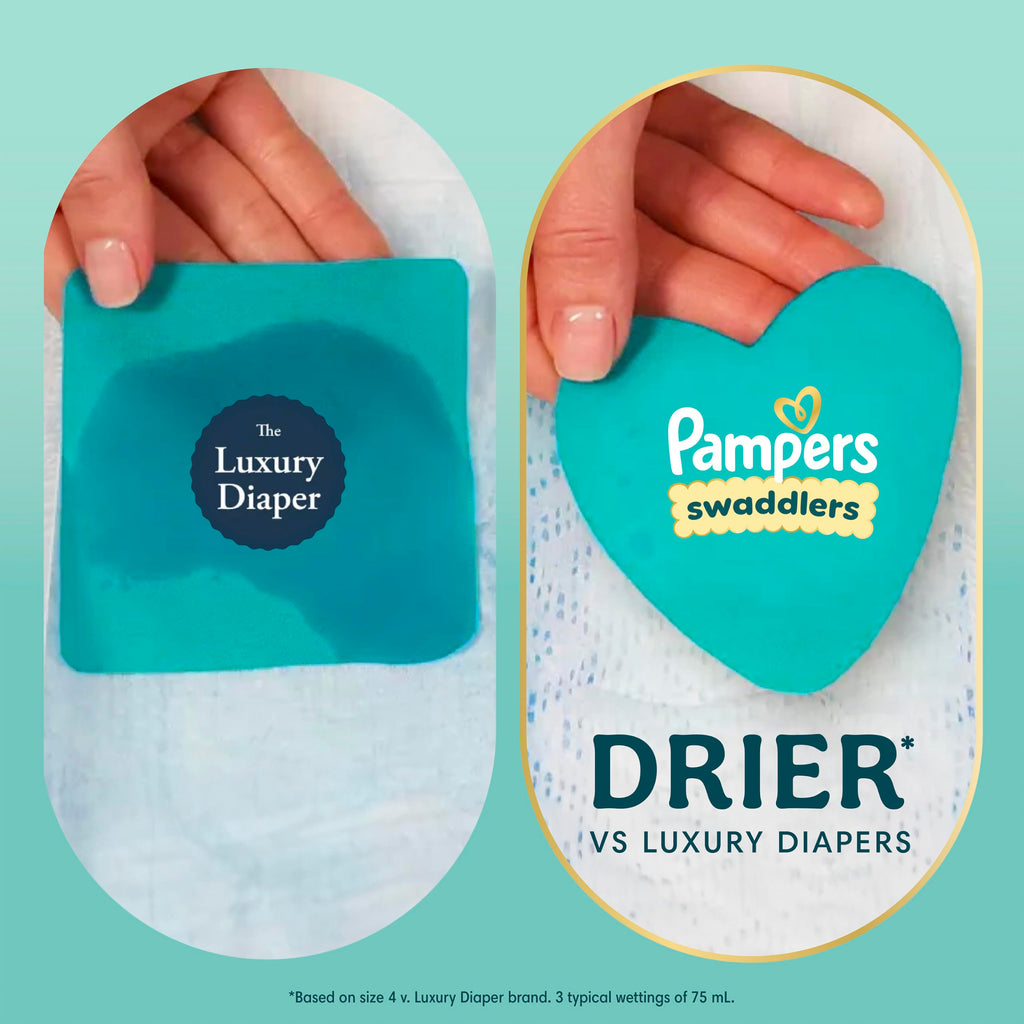 Swaddlers Diapers, Size 4 (15-34 lbs), 150 Count, Fragrance Free, Hypoallergenic, Absorbent, Pediatrician Recommended, Skin Safe Jansha Store