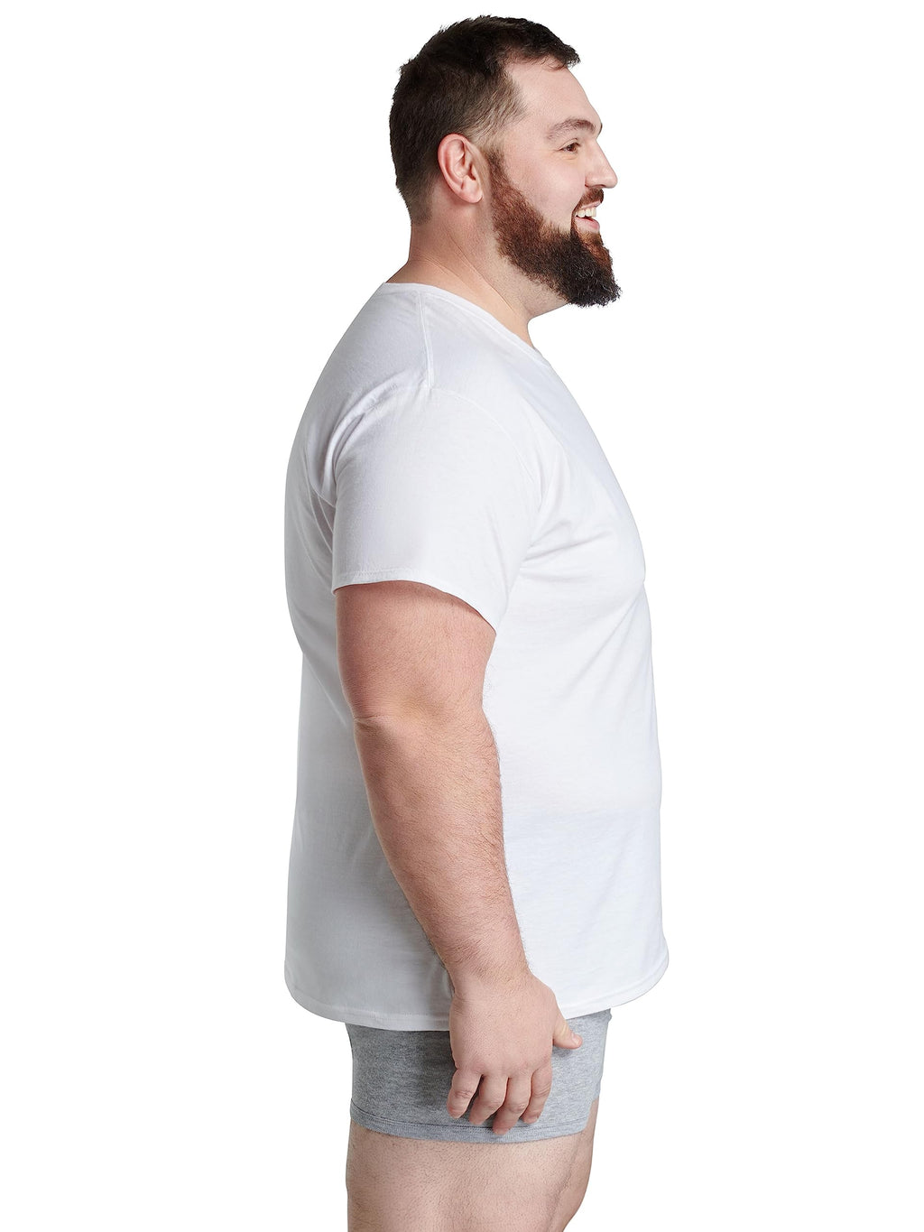 Fruit of The Loom Men's Crew Tee Undershirts, Moisture Wicking & Tag Free, Also Available in Big & Tall Jansha Store