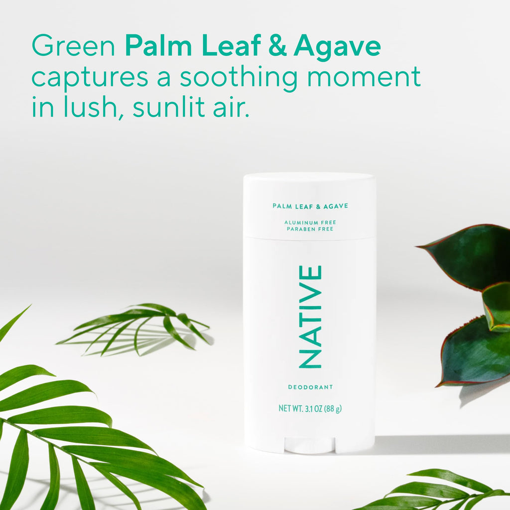 Native Aluminum Free Deodorant, Vanilla & Sandalwood, Large Size Stick, 72 Hour Odor Control, for Women & Men, Contains Naturally Derived Ingredients, 3.1 oz Jansha Store