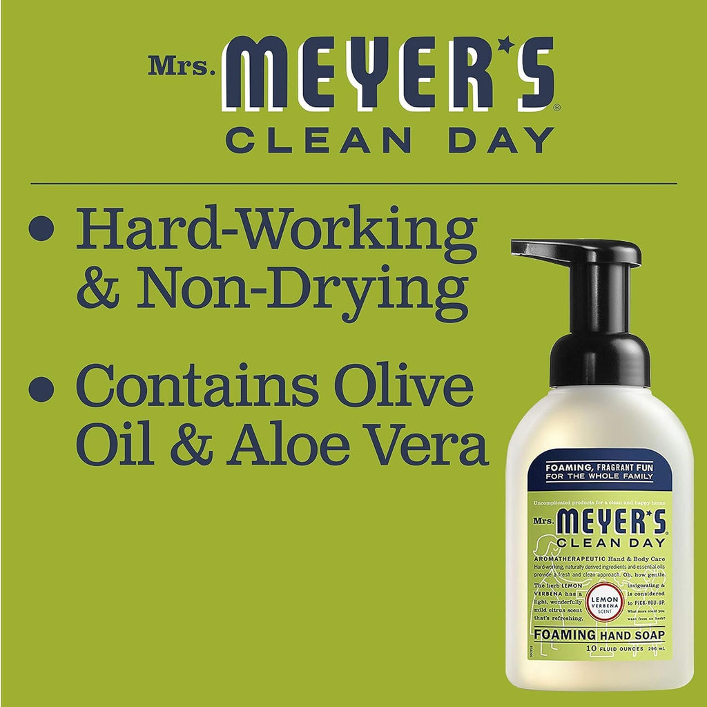 MRS. MEYER'S CLEAN DAY Hand Soap Refill, Lemon Verbena Scent, 33 Fl Oz Bottle Jansha Store