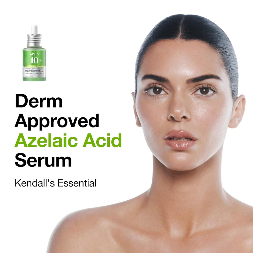 Anua Azelaic Acid 10 Hyaluron Redness Soothing Serum, 1.01 fl oz Jansha Store