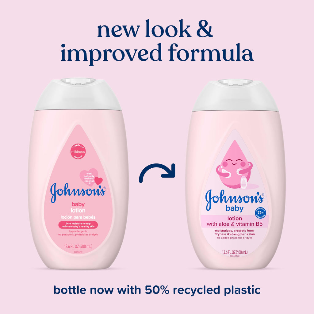 Johnson's Baby Lotion with Coconut Oil, 27.1 fl. oz Jansha Store