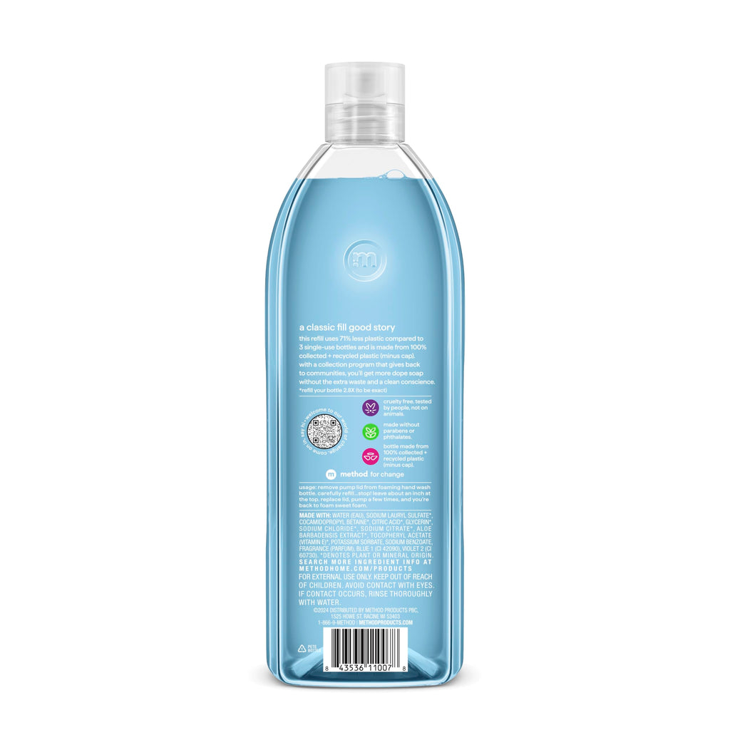method Foaming Hand Wash, Waterfall, 10 fl oz, 3 pack Jansha Store