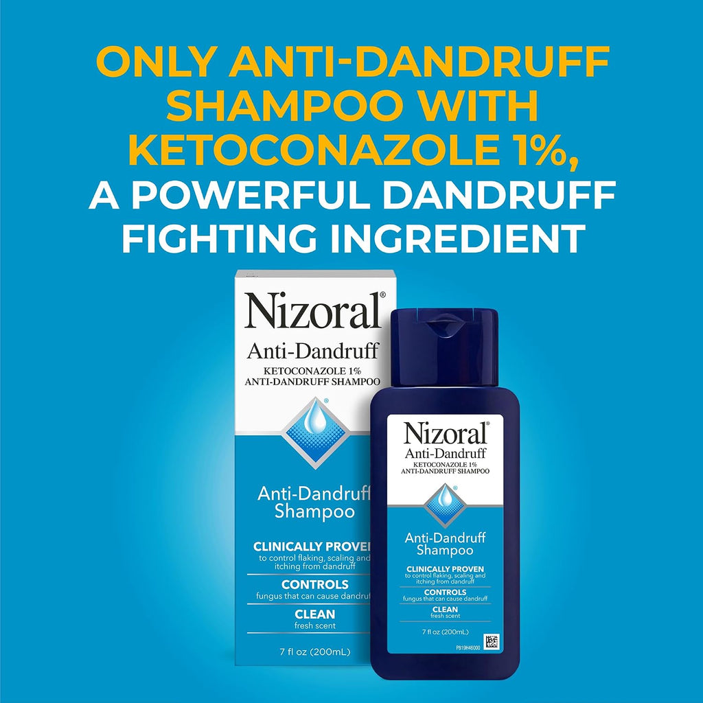 Nizoral Anti-Dandruff Shampoo with 1% Ketoconazole, Fresh Scent, 7 Fl Oz Jansha Store