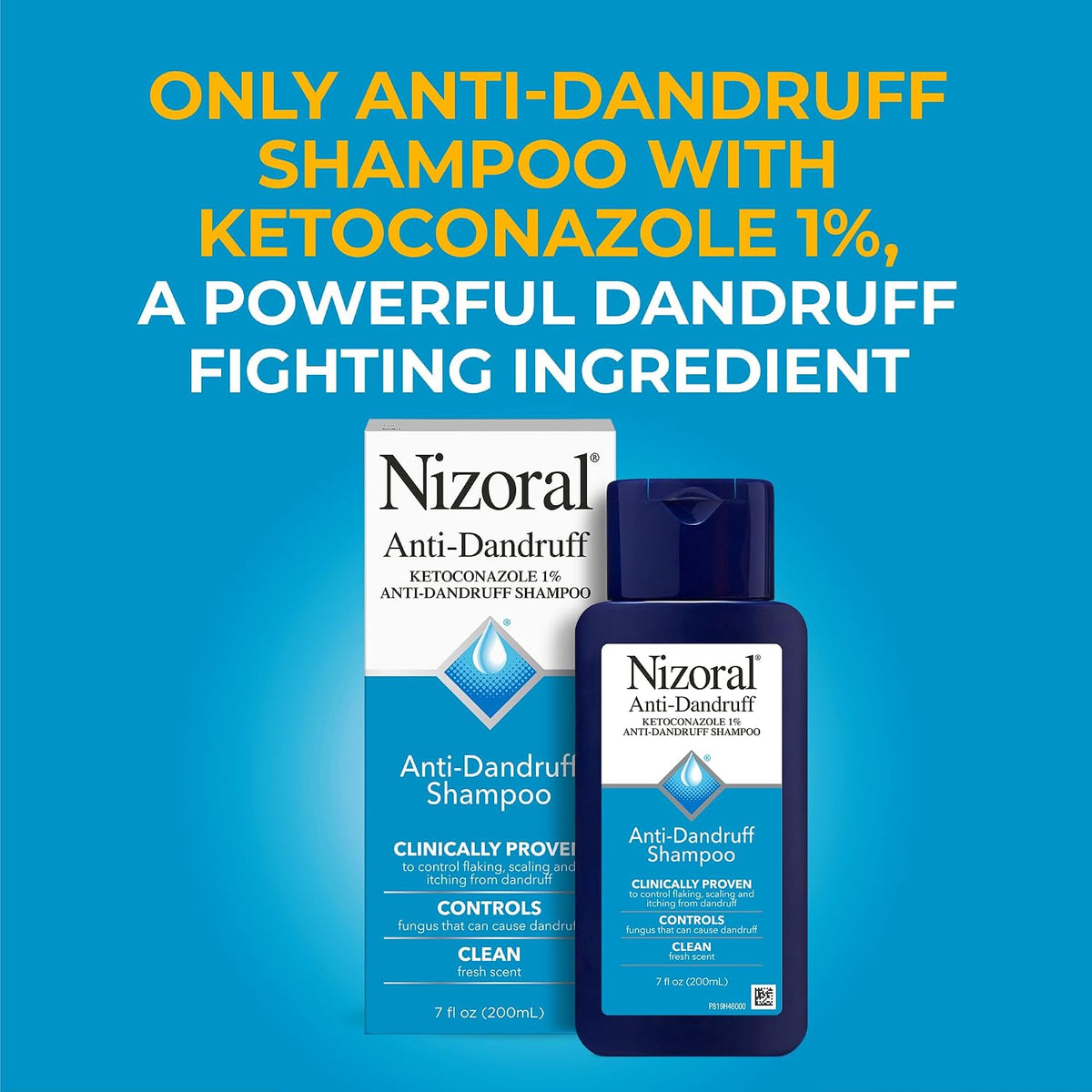 Nizoral Anti-Dandruff Shampoo with 1% Ketoconazole, Fresh Scent, 7 Fl Oz Jansha Store