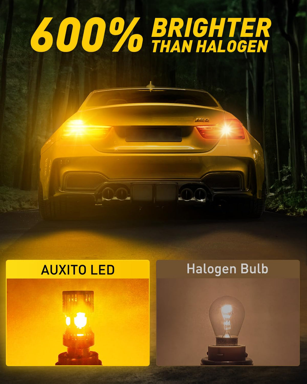 AUXITO 912 921 LED Bulb for Backup Light Reverse Lights High Power 2835 15-SMD Chipsets Error Free T15 906 922 W16W Bulbs, 6000K White, Automotive Light Bulbs (Upgraded, Pack of 2) Jansha Store