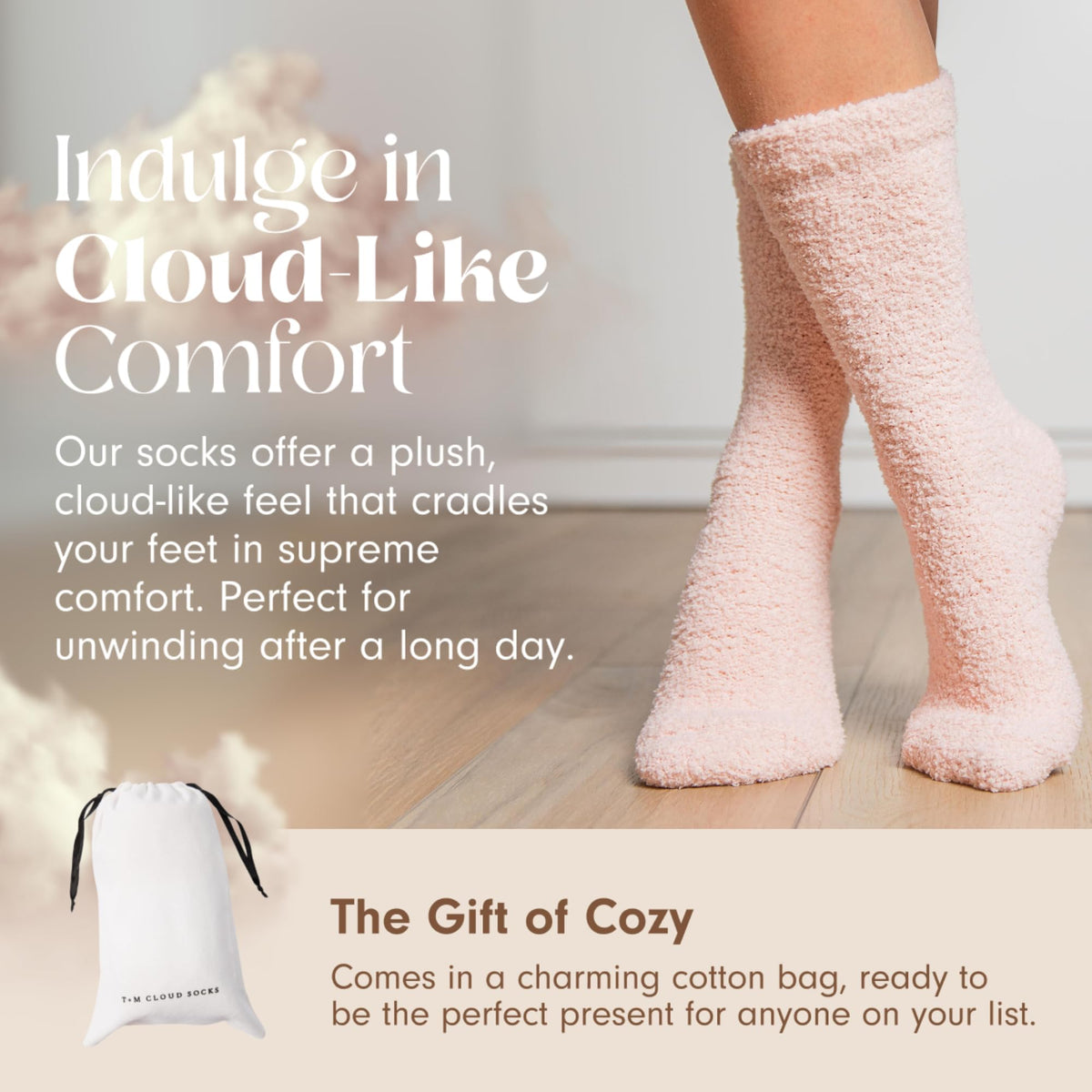 Unboxme Gifts Warm & Cozy Ultra-Luxe Cloud Fuzzy Socks, Gifts for Women Jansha Store