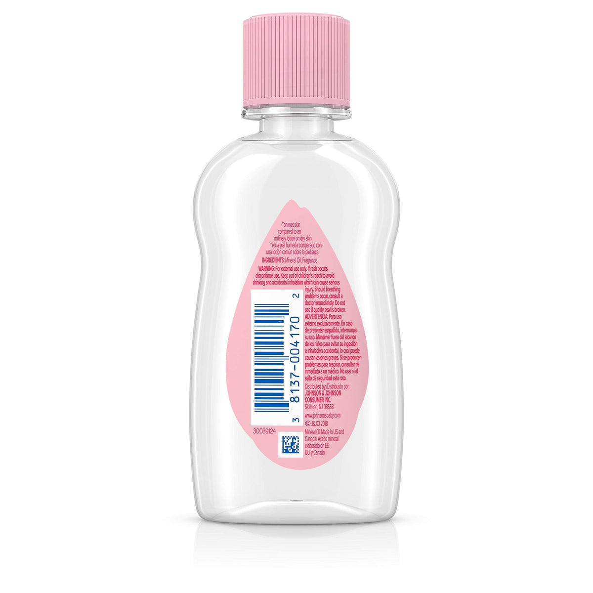 Johnson's Baby Oil, Hypoallergenic, 3 fl oz Jansha Store