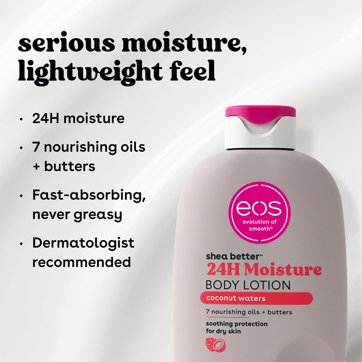 eos Shea Better Body Lotion- Vanilla Cashmere, 24-Hour Moisture, 16 fl oz Jansha Store