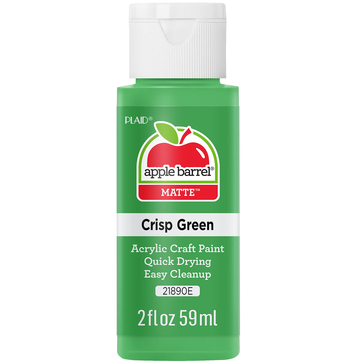 Apple Barrel Acrylic Paint in Assorted Colors (2 Ounce), 20503 White Jansha Store