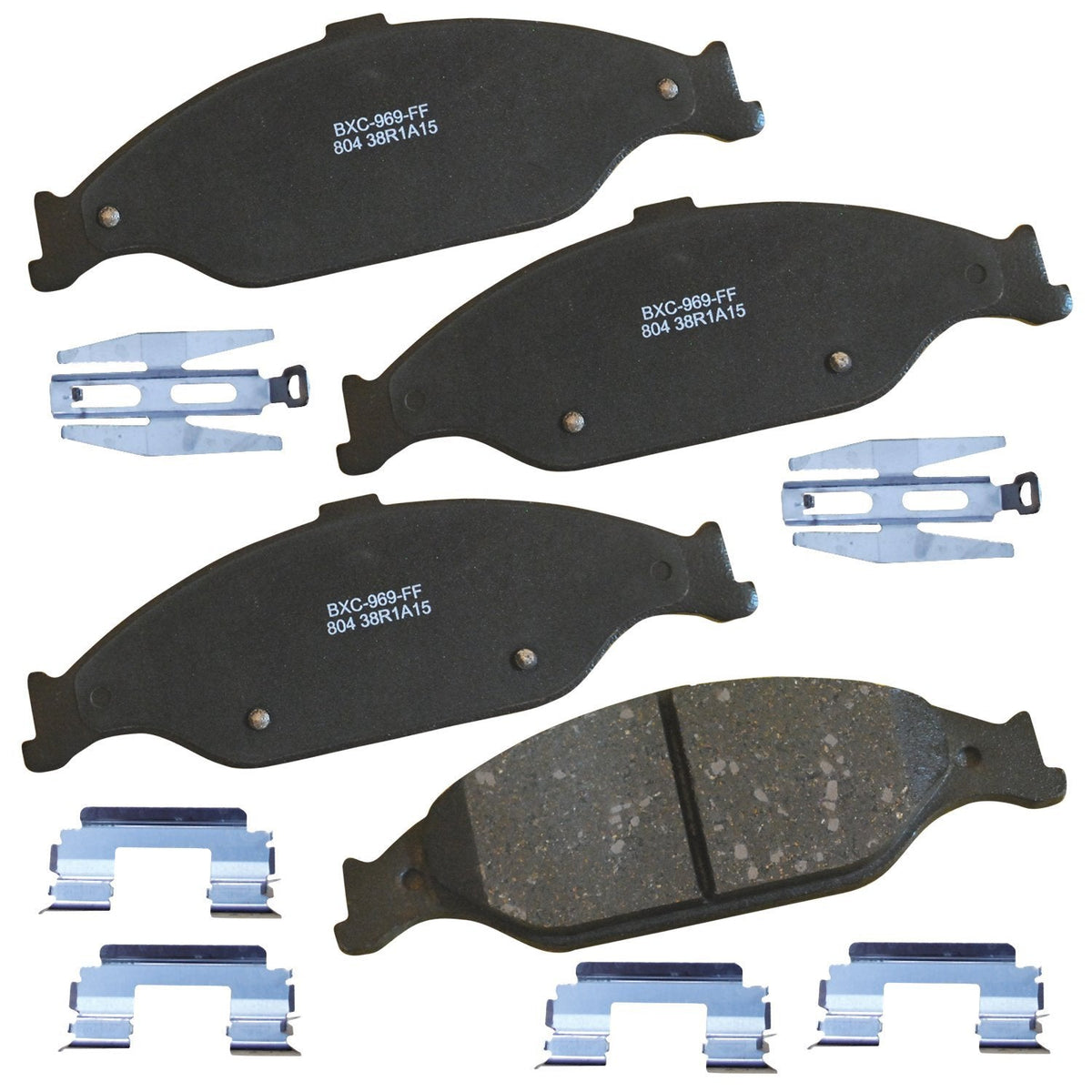 Bendix Premium SBC436A Ceramic Front Brake Pads for Toyota 4Runner 2002-2001, Hilux 2004, Tacoma 1998-1995 Jansha Store