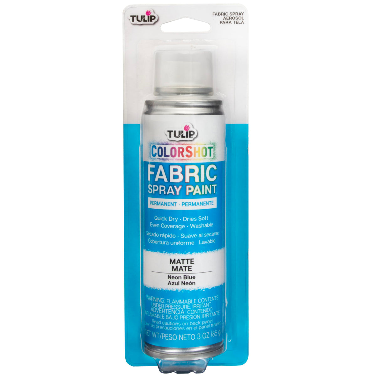 TULIP ColorShot Fabric Spray Paint, Black, 3 oz Jansha Store