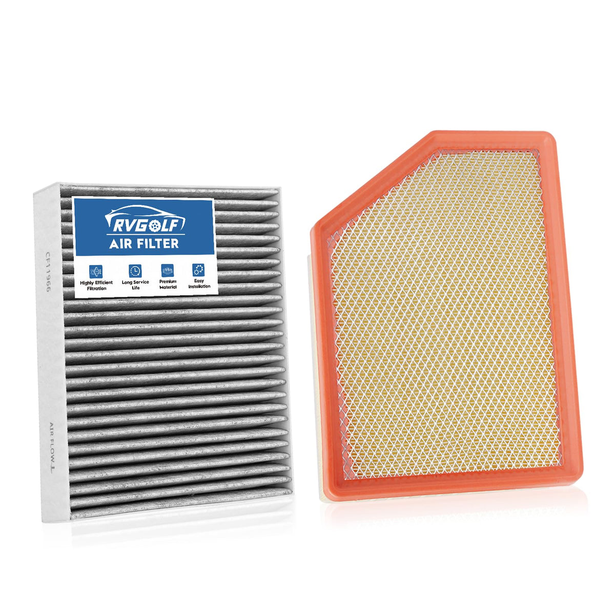 Not for Hybrid, Engine+Cabin Air Filter Fit 2015-2019 Sonata 2.4L (Gas) Jansha Store