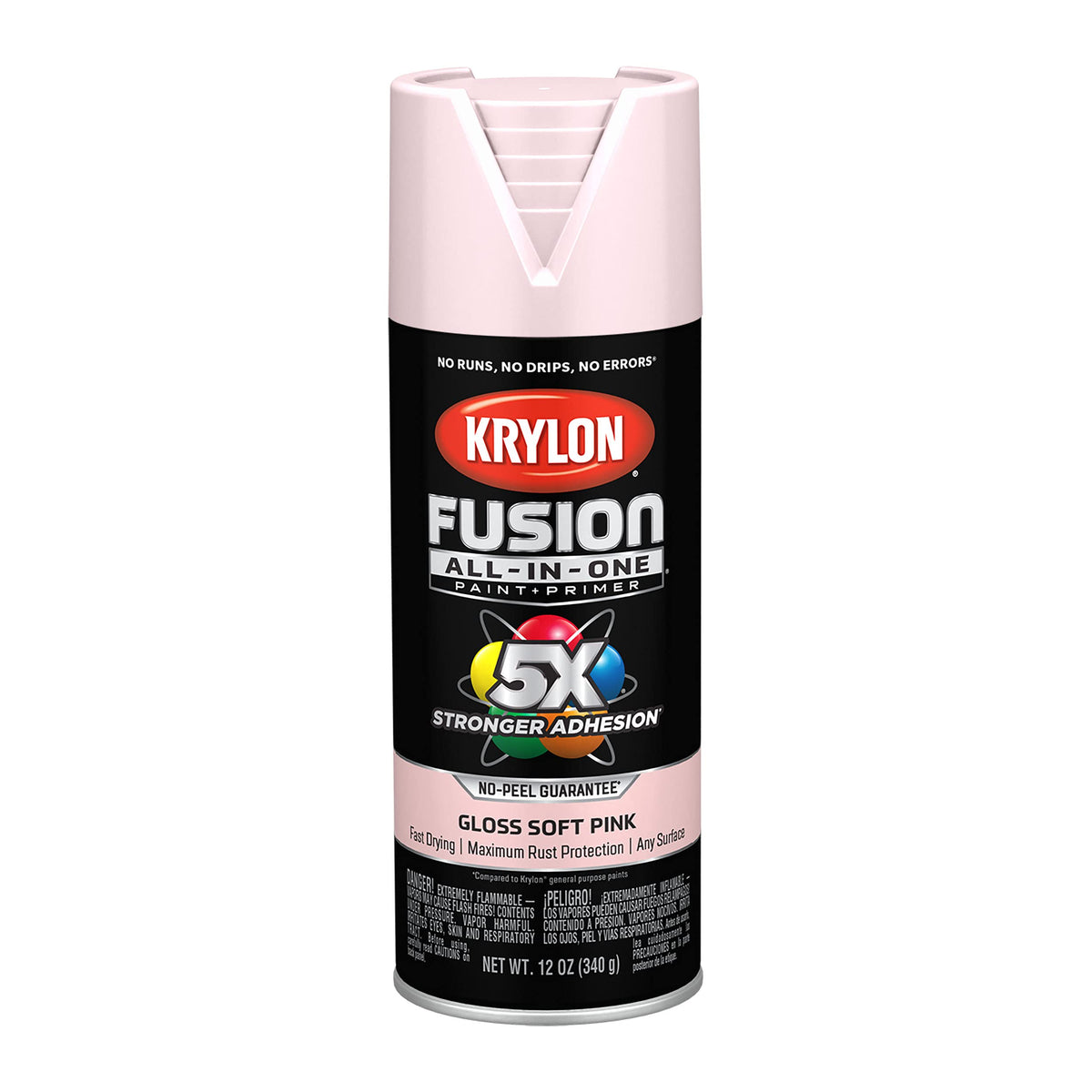 Krylon Fusion All-In-One 12 Oz. Gloss Spray Paint, Hot Pink - 1 Each Jansha Store